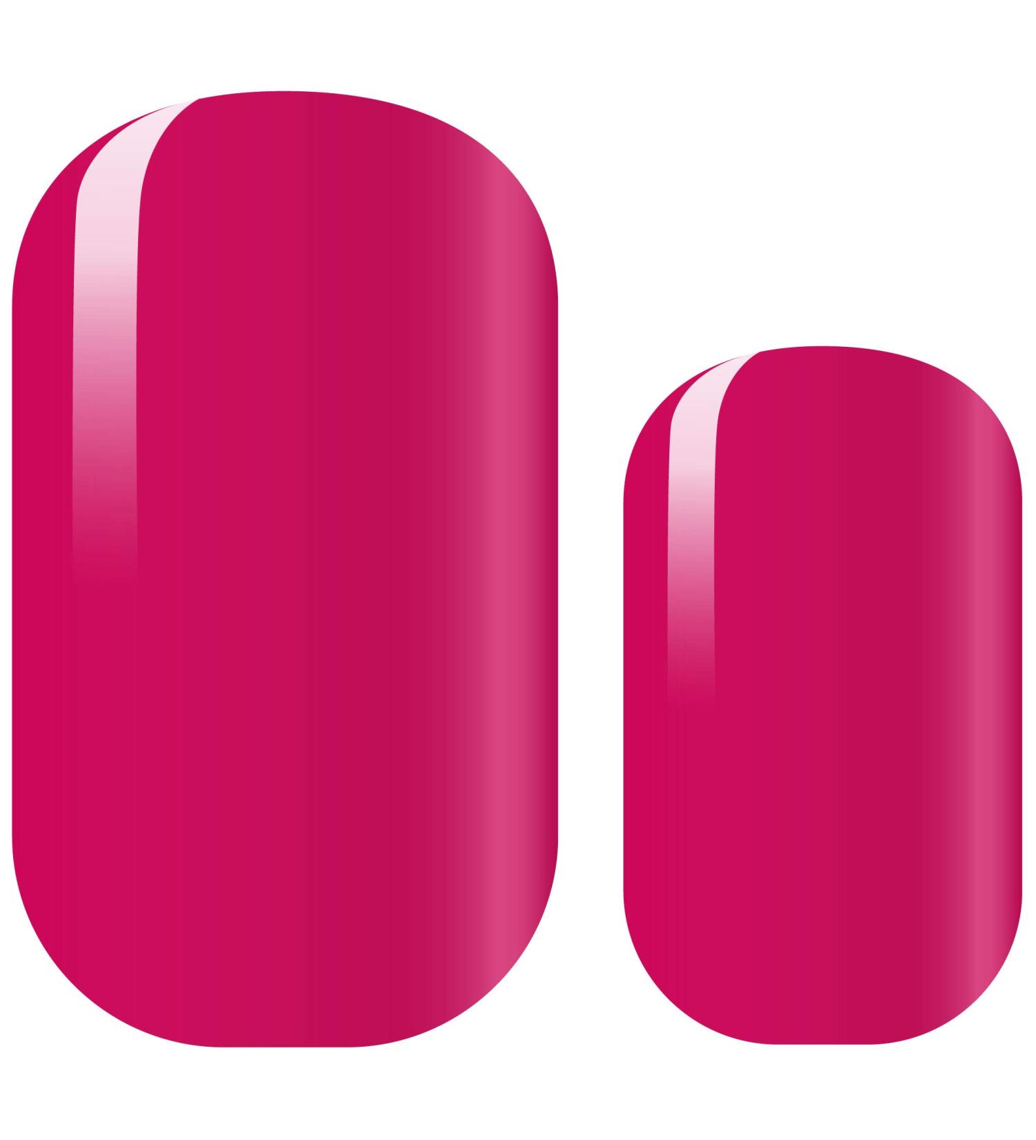 AVOA Beauty Nail Foil - Beet It! Fuchsia & Magenta Long-Lasting Self-Adhesive Nail Wraps | 16 Thin Designs for Perfect Nails - Buy Online on GoSupps.com
