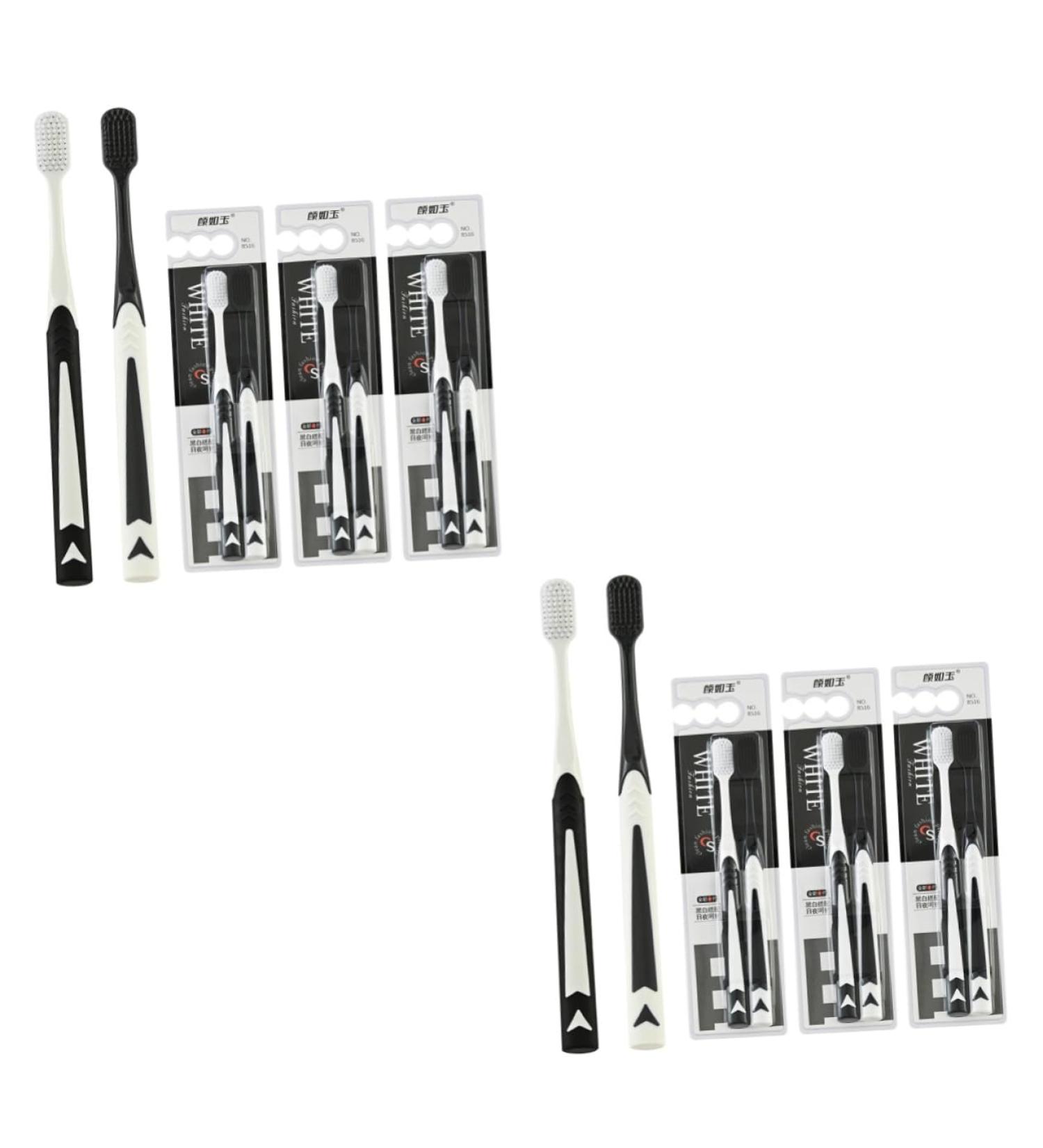 Buy GLEAVI 8 Pairs Travel Toothbrushes - Durable PBT for Home & Travel - International Shipping Available - Buy Online on GoSupps.com