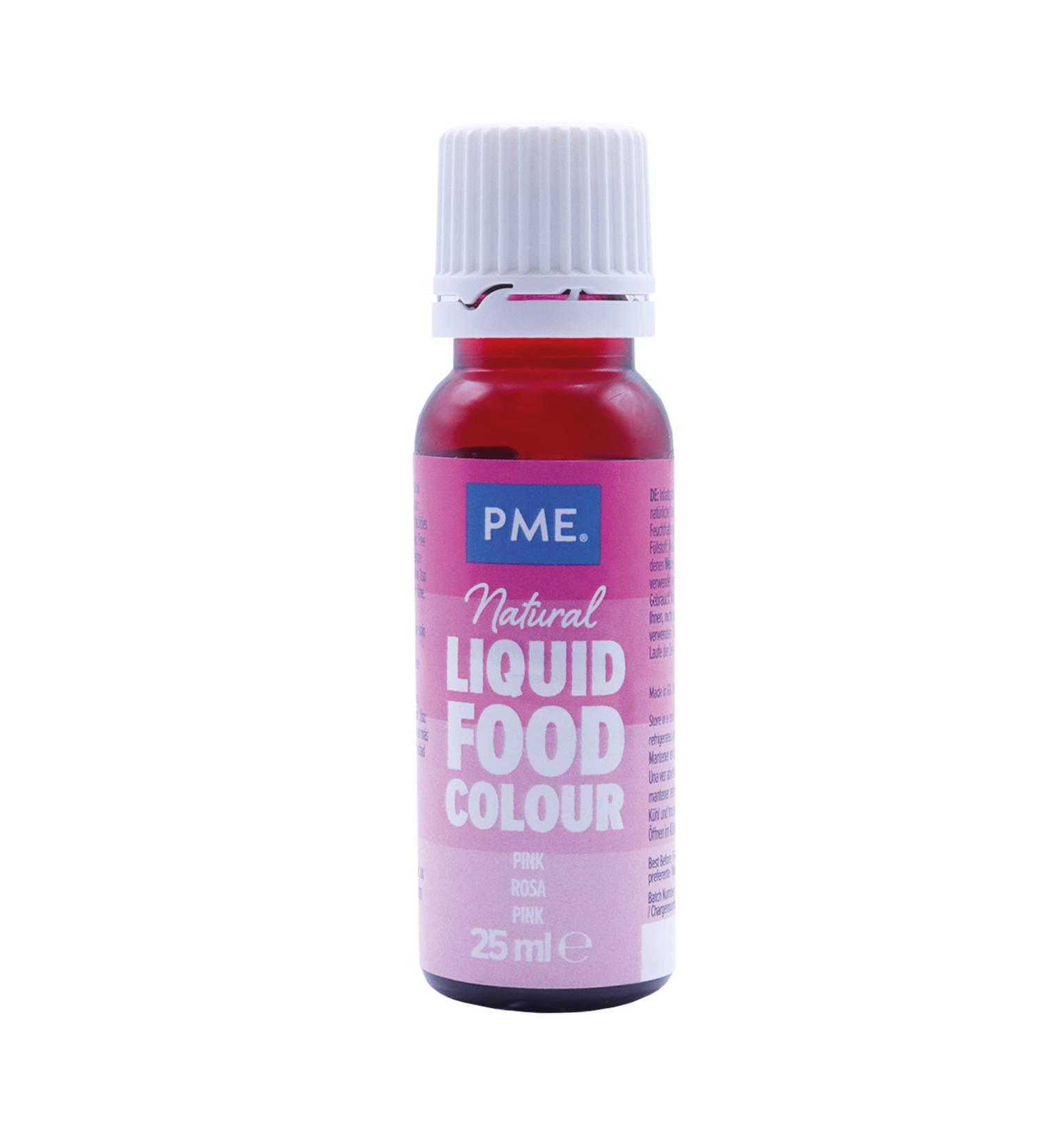 PME 100% Natural Pink Food Colouring - 25g | Vibrant and Safe Dye for Baking - Buy Online on GoSupps.com