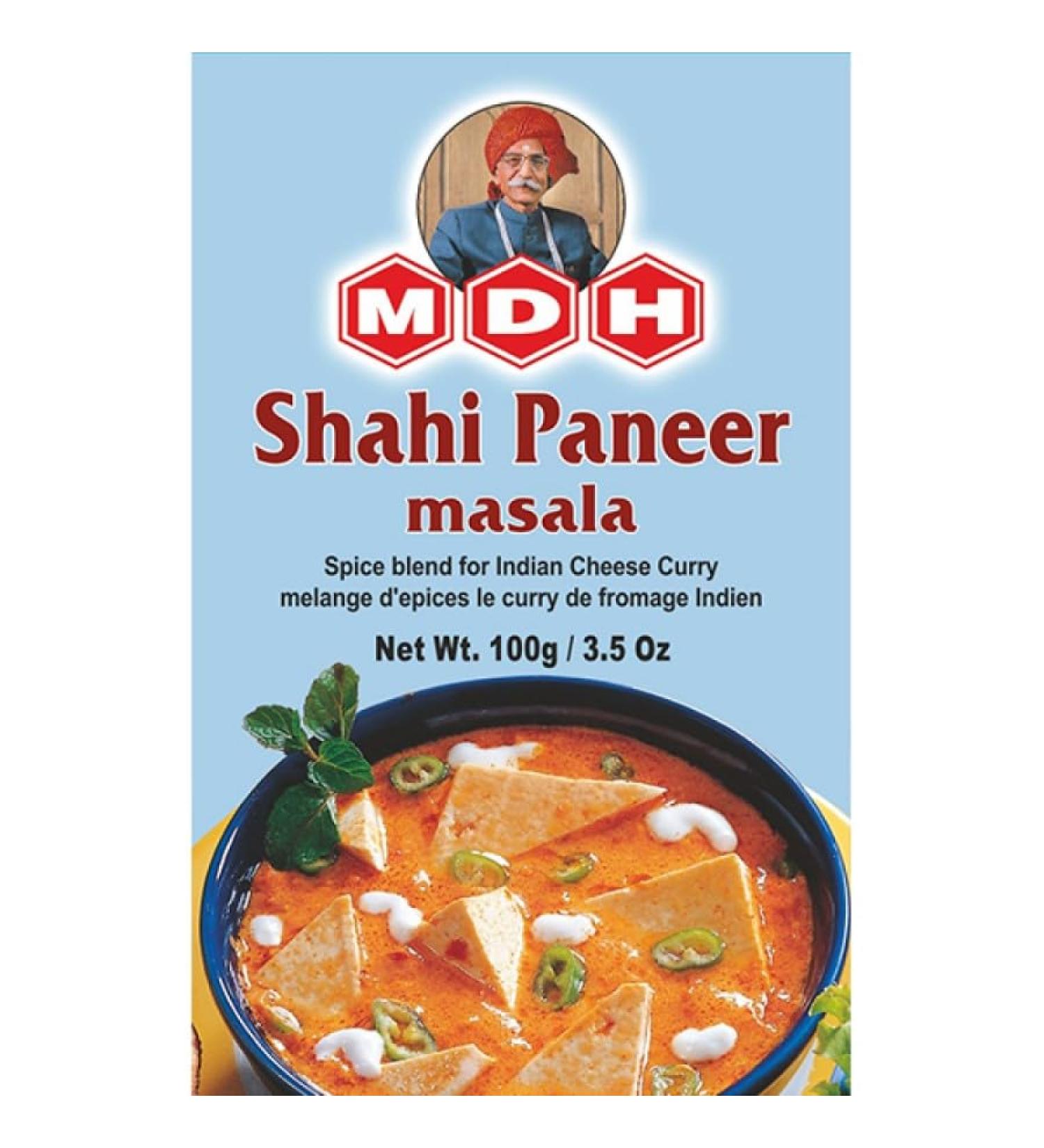 MDH Various Seasoning Masala Powder - A Mixture of Spices Adds Taste - Aromatic & Enhances the flavor of the meal -Simplifies & Speeds Up The Cooking Process (Shahi Paneer Masala (100g) Pack of 1)