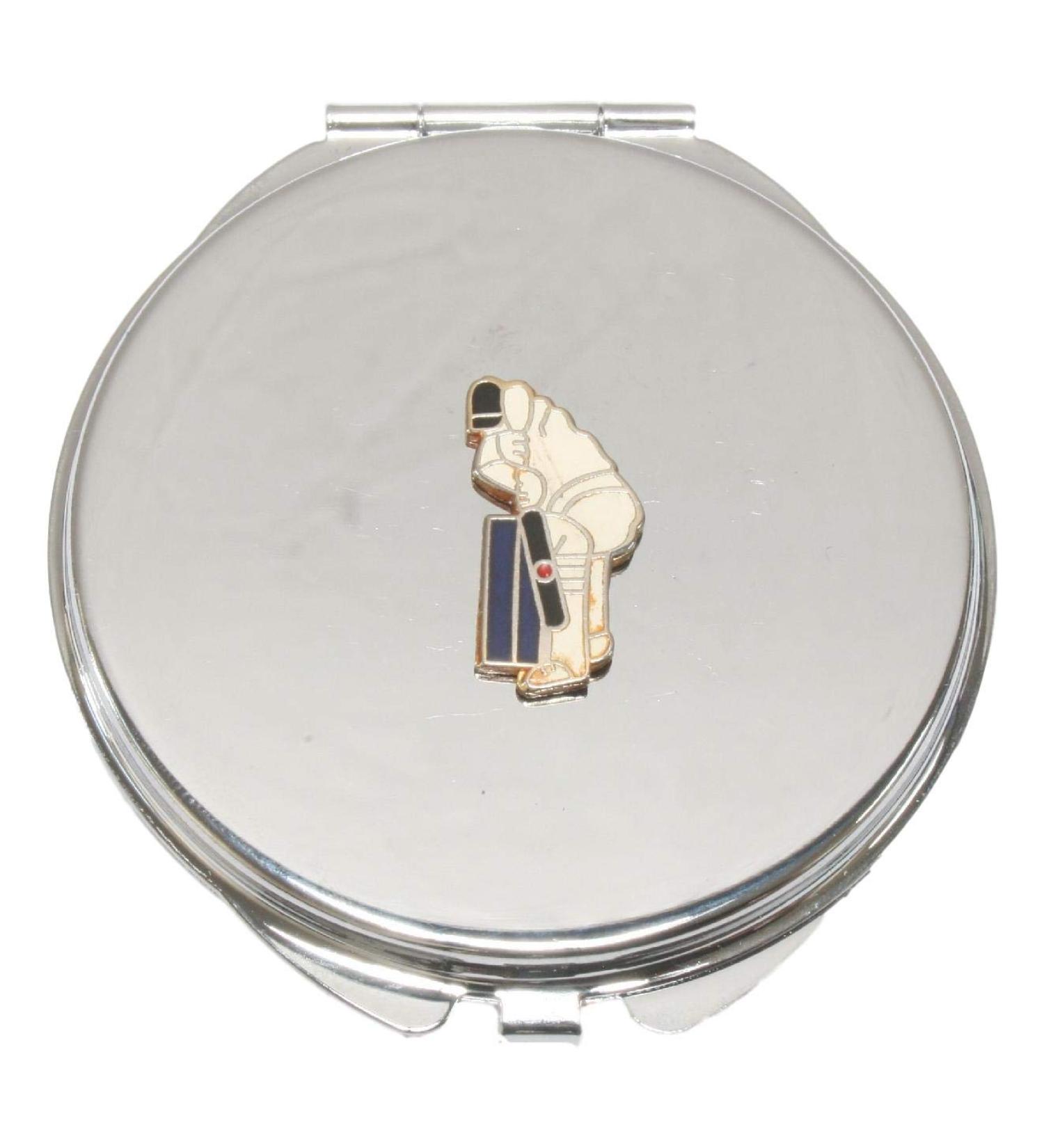 Cricketer Enamel Compact Mirror Handbag Gift With Free Engraving 88 - Buy Online on GoSupps.com