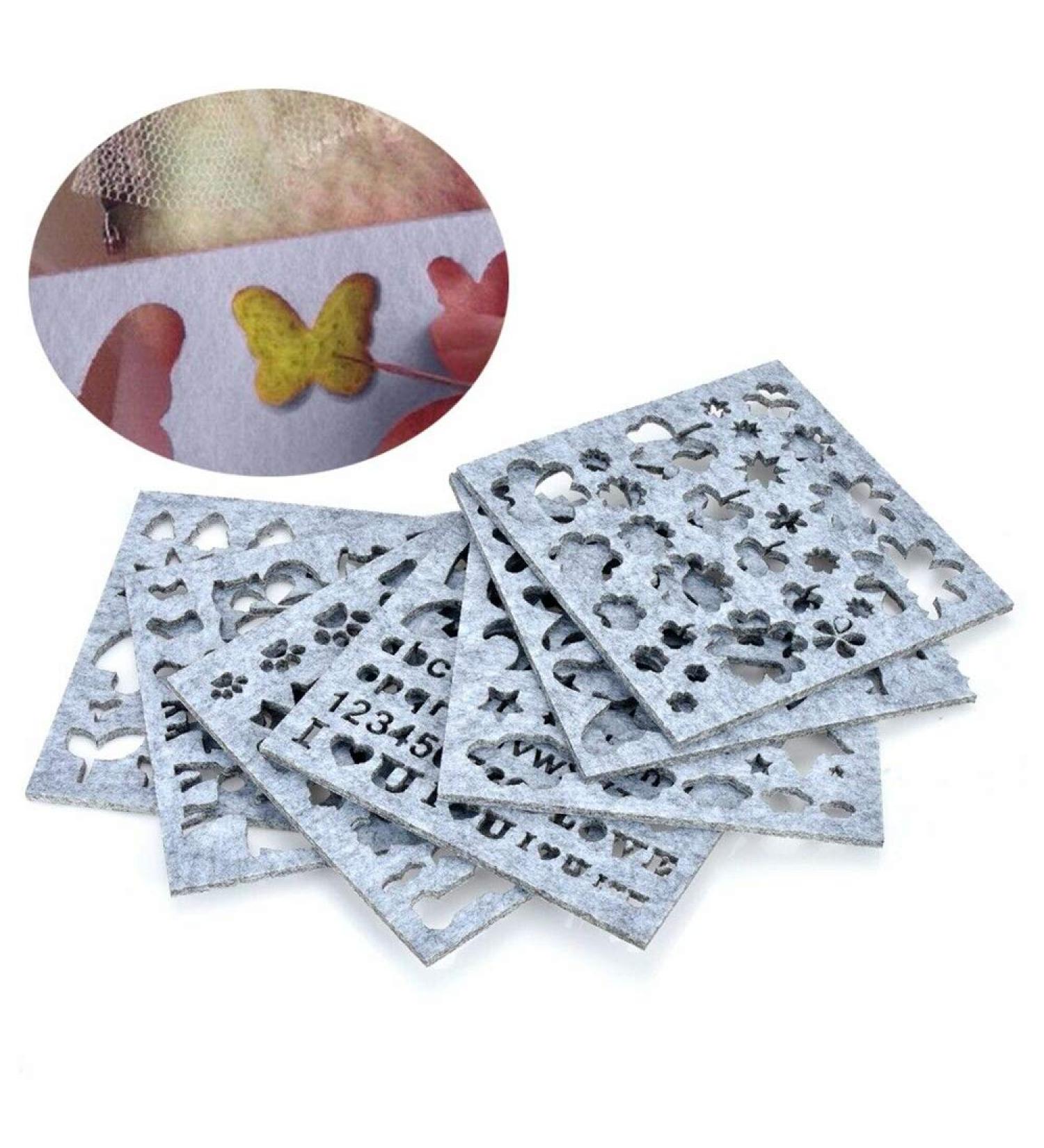 Wixine 7pcs Needle Felting Applique Mold Set for DIY Wool Felt Handicrafts - Buy Online on GoSupps.com