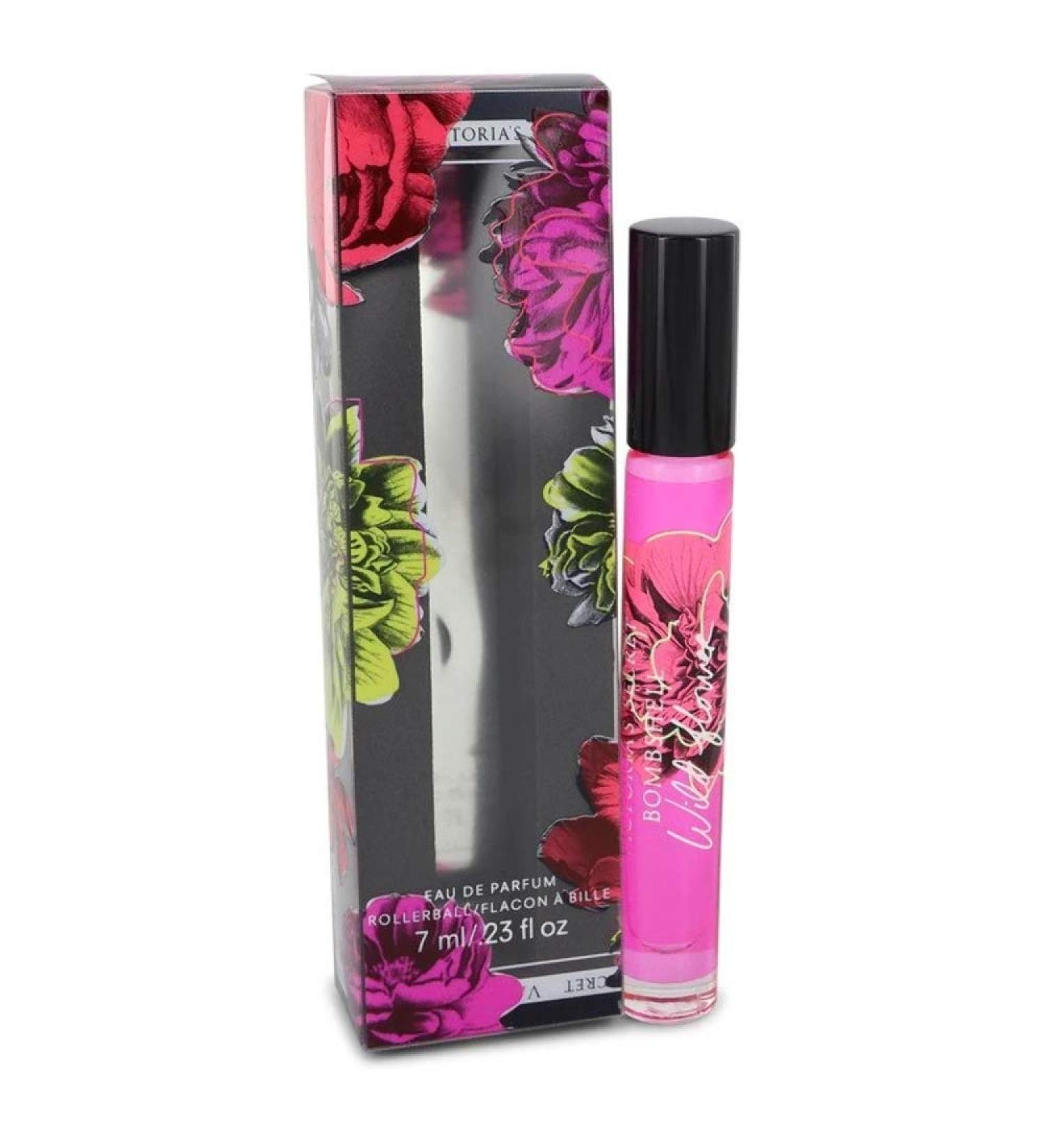 Victoria's Secret Bombshell Wild Flower Eau De Parfum Rollerball for Women .23 fl. oz. Floral Fresh 0.23 Fl Oz (Pack of 1)