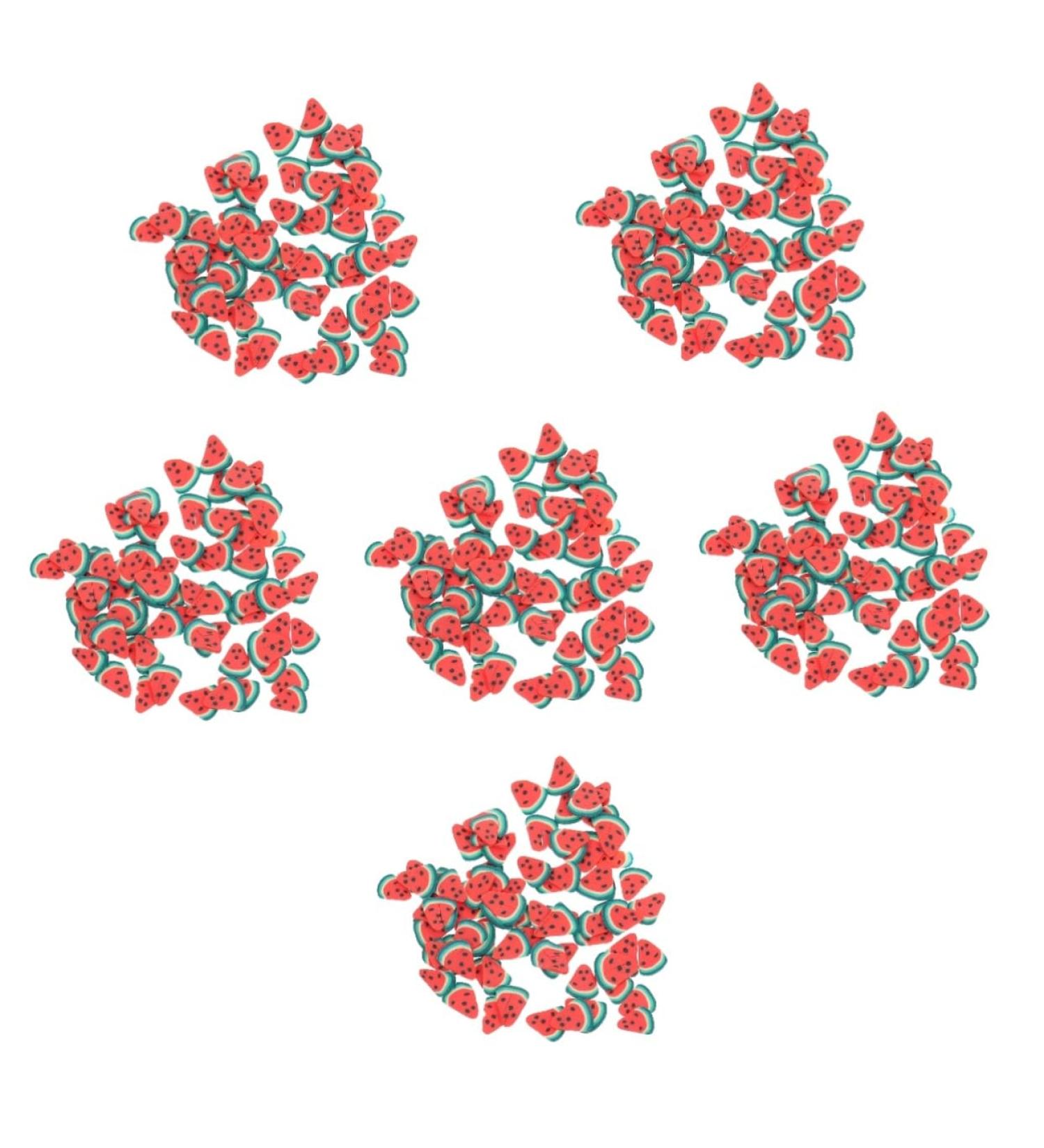 FRCOLOR 6 Pieces 5 Decorative Ornaments DIY Nail Art with Watermelon Nail Decorations for Nail Art Fruit Slices Nail Art 3D Mobile Phone Cases Polymer Clay Crafts Jesus - Buy Online on GoSupps.com