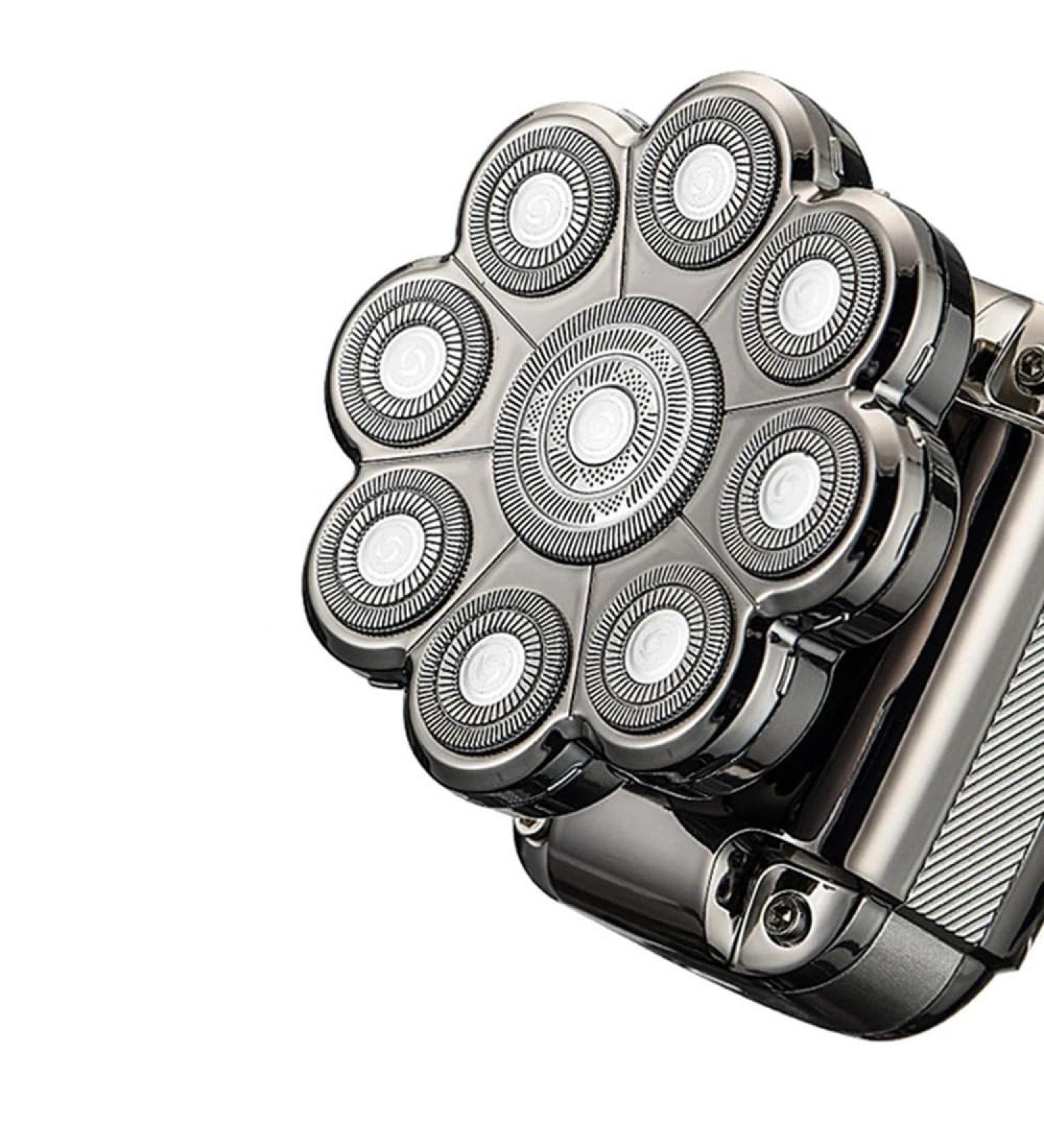 5 in 1 Electric Head Shaver for Men | Waterproof Cordless Razor | Rechargeable 9D Grooming Kit for Bald Men - Buy Online on GoSupps.com