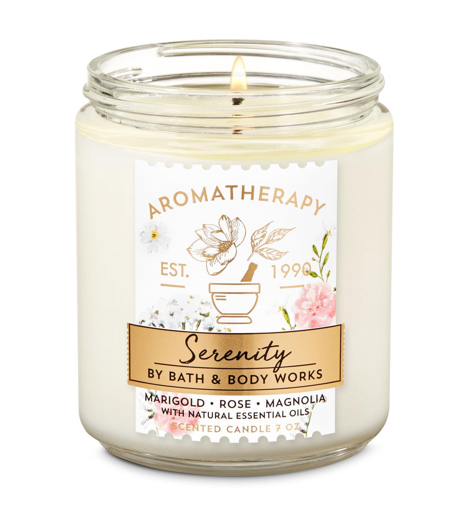 White Barn Marigold Rose Magnolia Single Wick Candle