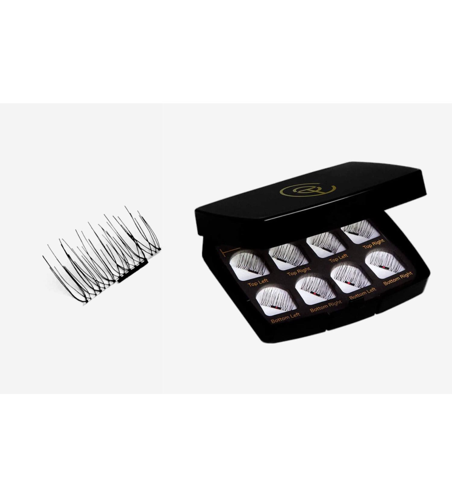 One Two Cosmetics: USA-Made Patented Ultra Lightweight Magnetic Eyelash Set - Natural Half Lash - Buy Online on GoSupps.com