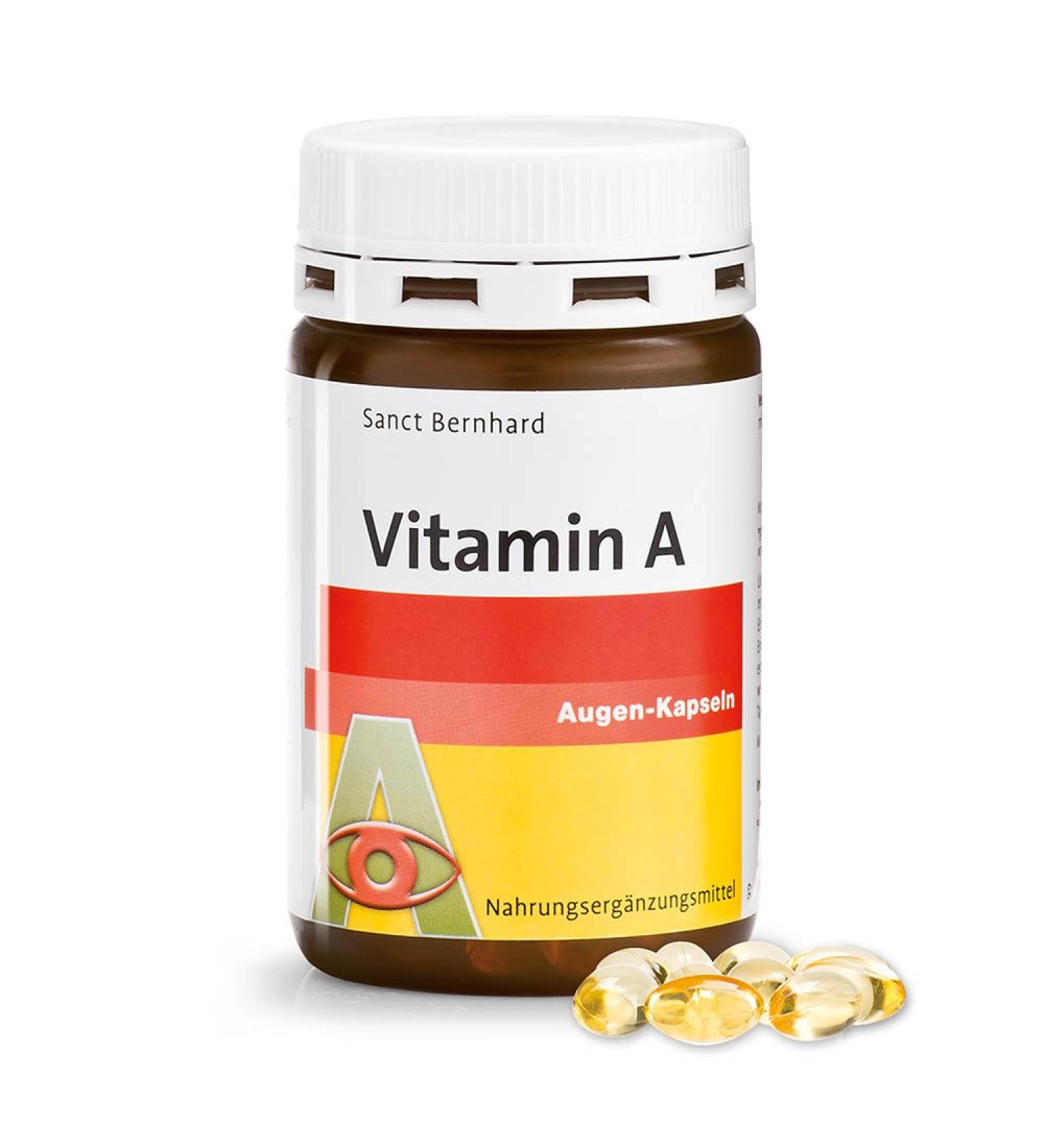 Sanct Bernhard Vitamin A eye capsules with 800 g vitamin A 180 capsules