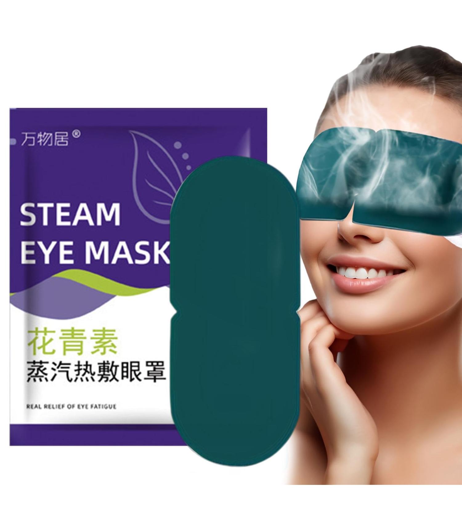 Steam Masque | SPA Warm Eye Masque - Heating Pads for Relief Eye Fatigue Warm Eye Compress Hot Sleep Eye Masque - Buy Online on GoSupps.com