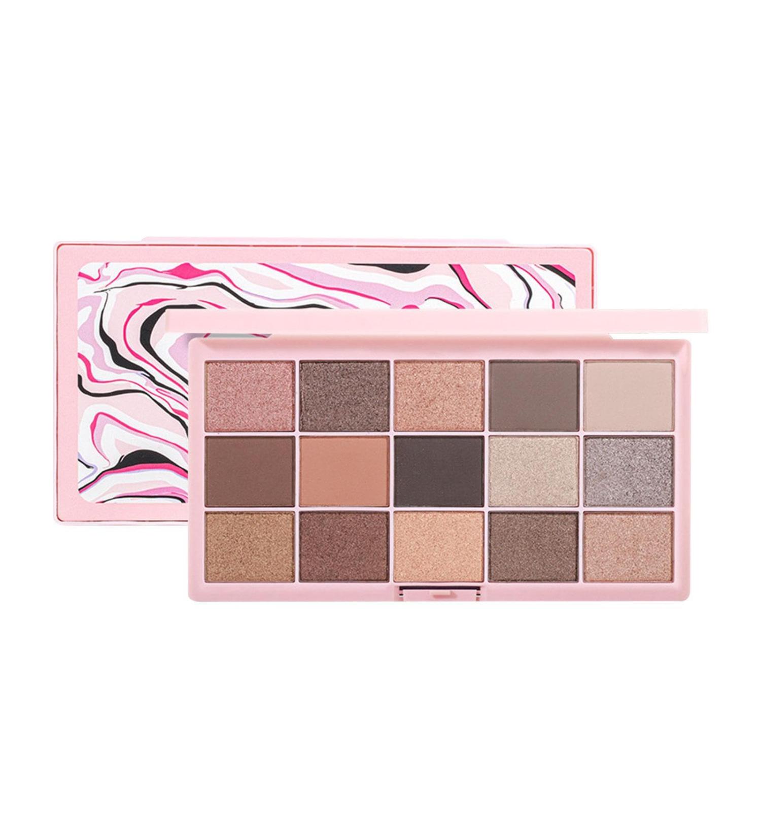 Shimmer Eyeshadow | Blendable Shining Natural-Looking Eyeshadow | Compact Face Makeup for Women for Gathering Dating Traveling Home Working Shopping 02# - Buy Online on GoSupps.com