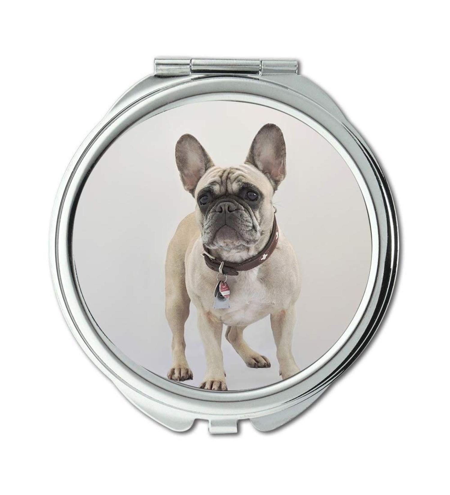YENDOSTEEN Mirror Compact Mirror French Bulldog Dog Purebred Dog Pet Pocket Mirror portable mirror - Buy Online on GoSupps.com