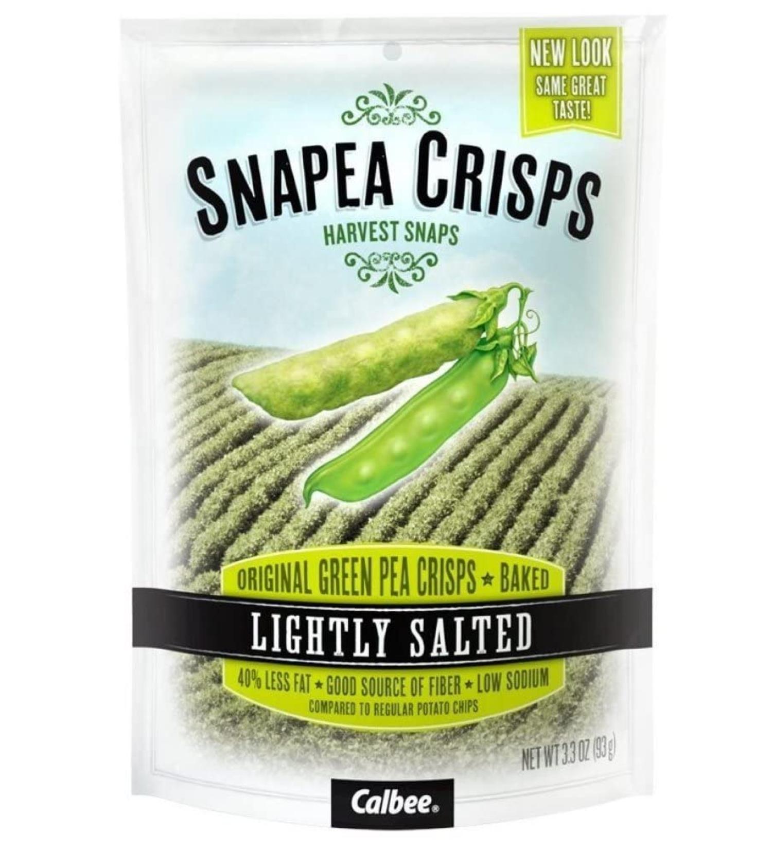 Harvest Snaps Snapea Crisps Lightly Salted 3.3 Oz Pack of 3 - Healthy Snack Option - Buy Online on GoSupps.com