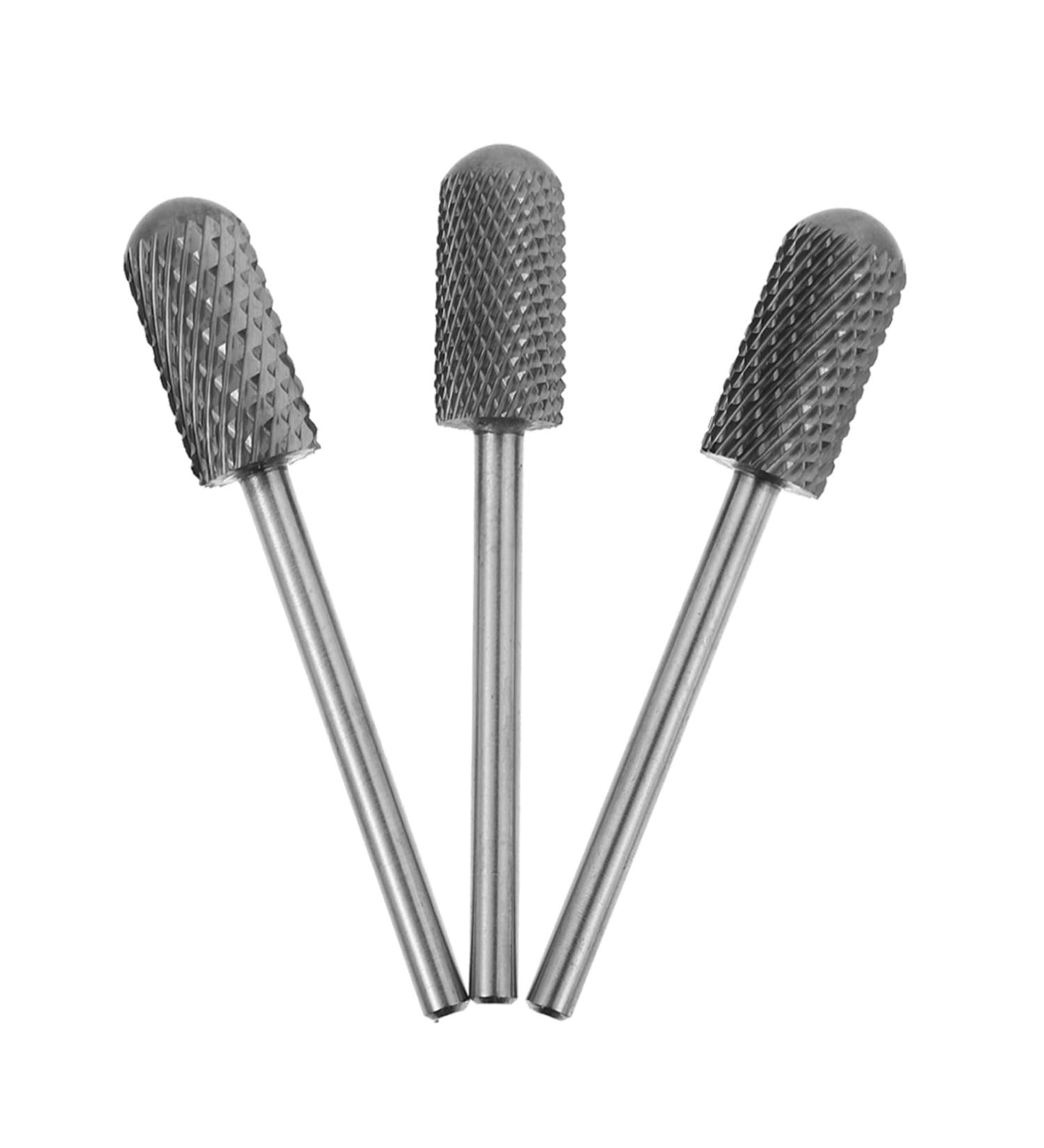 POPETPOP 3pcs Set Nail Polisher Nail Drill Tips Nail Art Accessory Manicure Pedicure Bit Nail Drill Tool Diamond Drill Bits Nail Bit Manicure Polish Drill Bit Tungsten Steel Mandrel Alloy - Buy Online on GoSupps.com