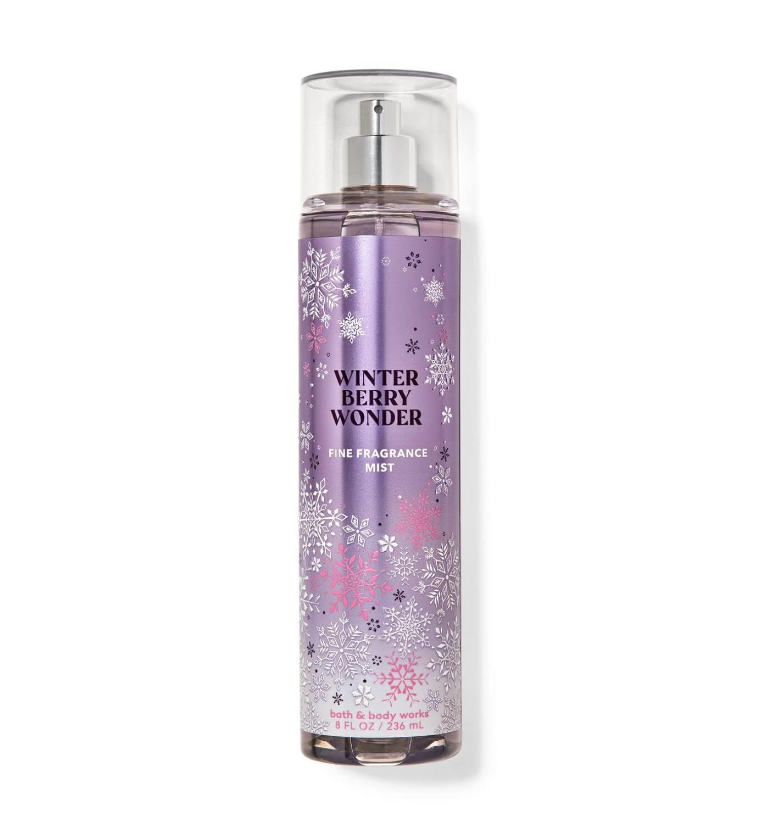Bath & Body Works Fine Fragrance Body Spray Mist 8 fl oz / 236 mL (Winter Berry Wonder)