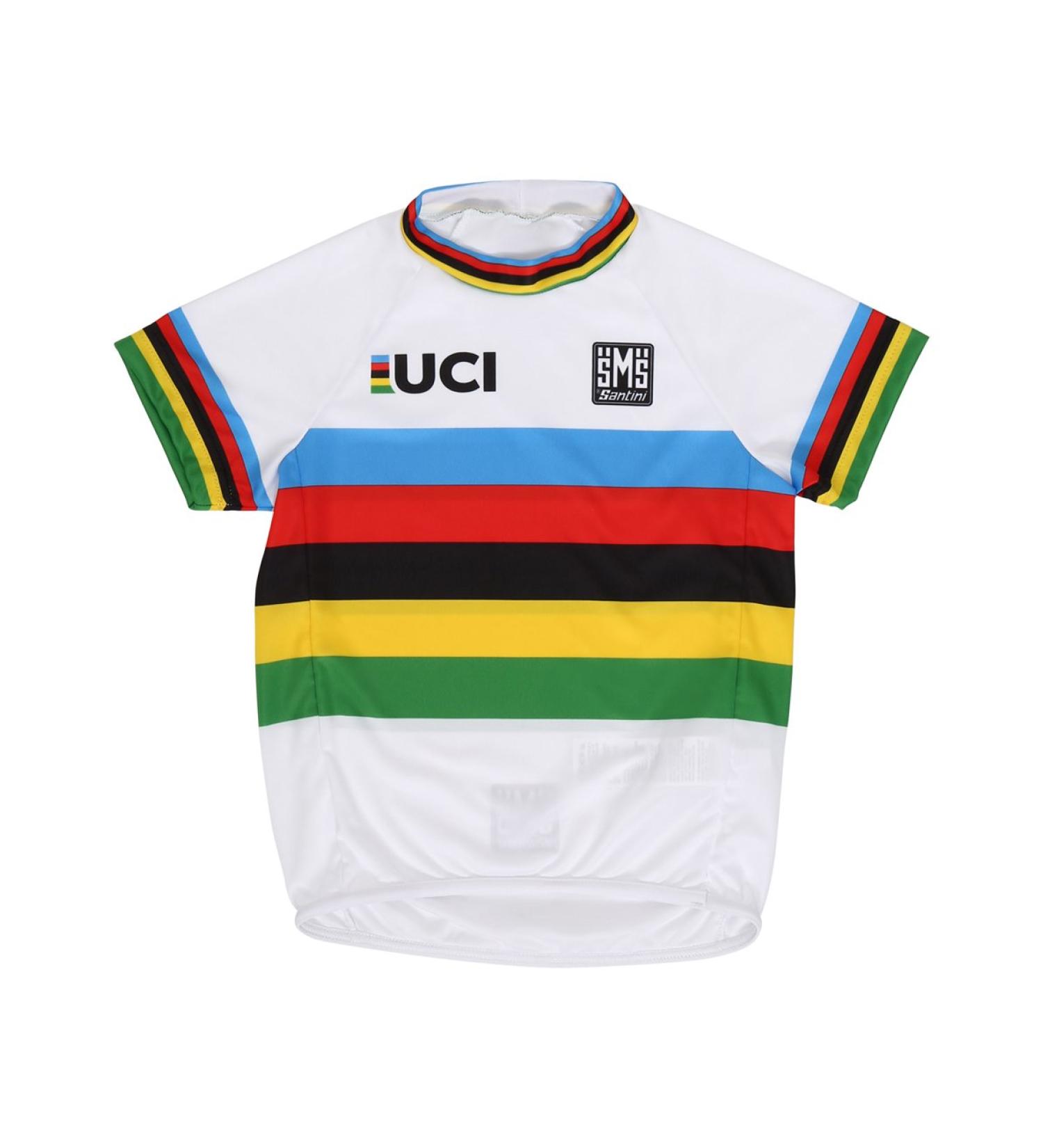 Santini Jersey UCI Baby World Champion 2016 | Multicolor One Size - International Shipping Available - Buy Online on GoSupps.com