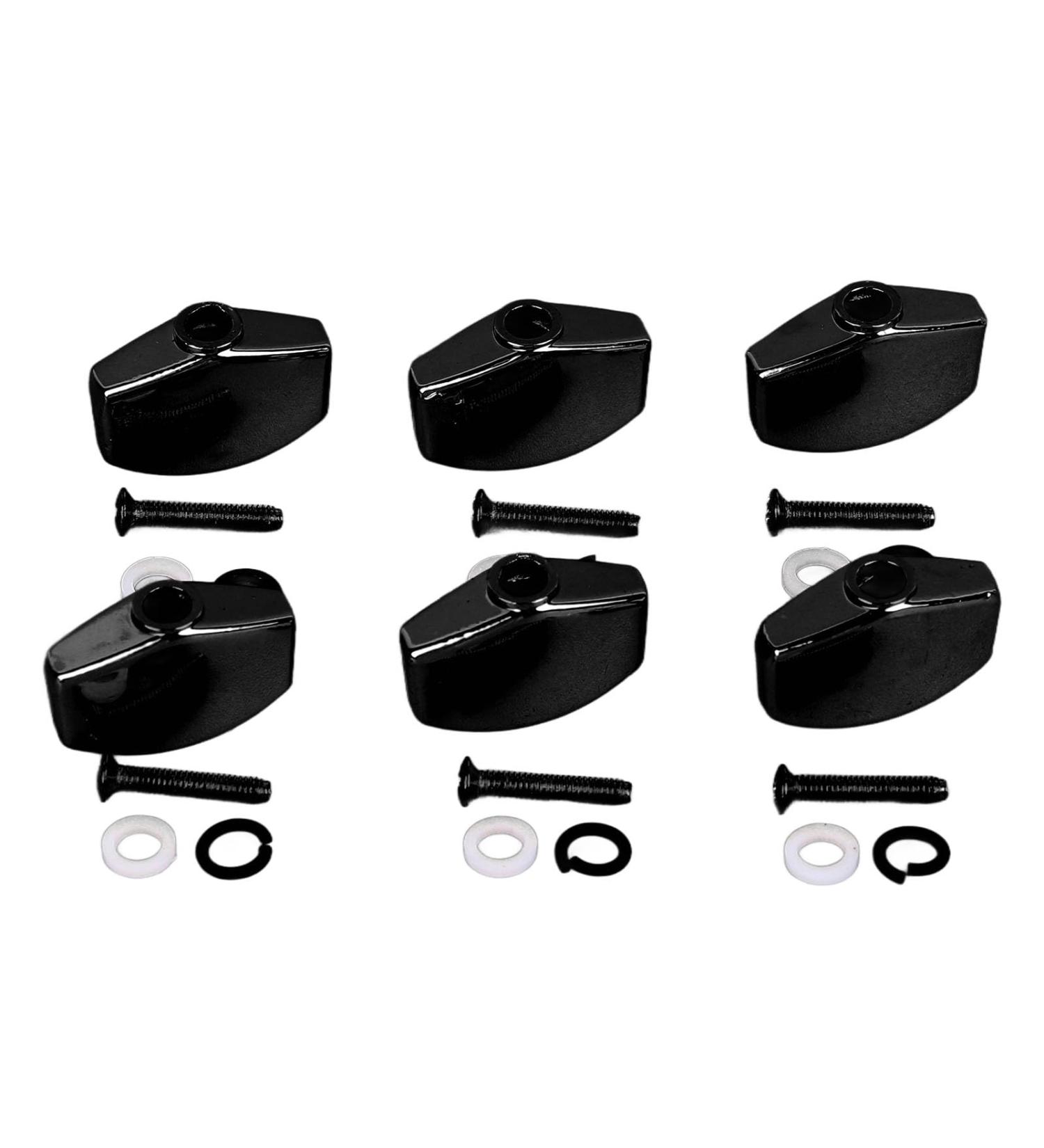 Tuning Knobs 6 Pieces Stylish Tuning Knobs for Acoustic Guitar (Black) - Buy Online on GoSupps.com