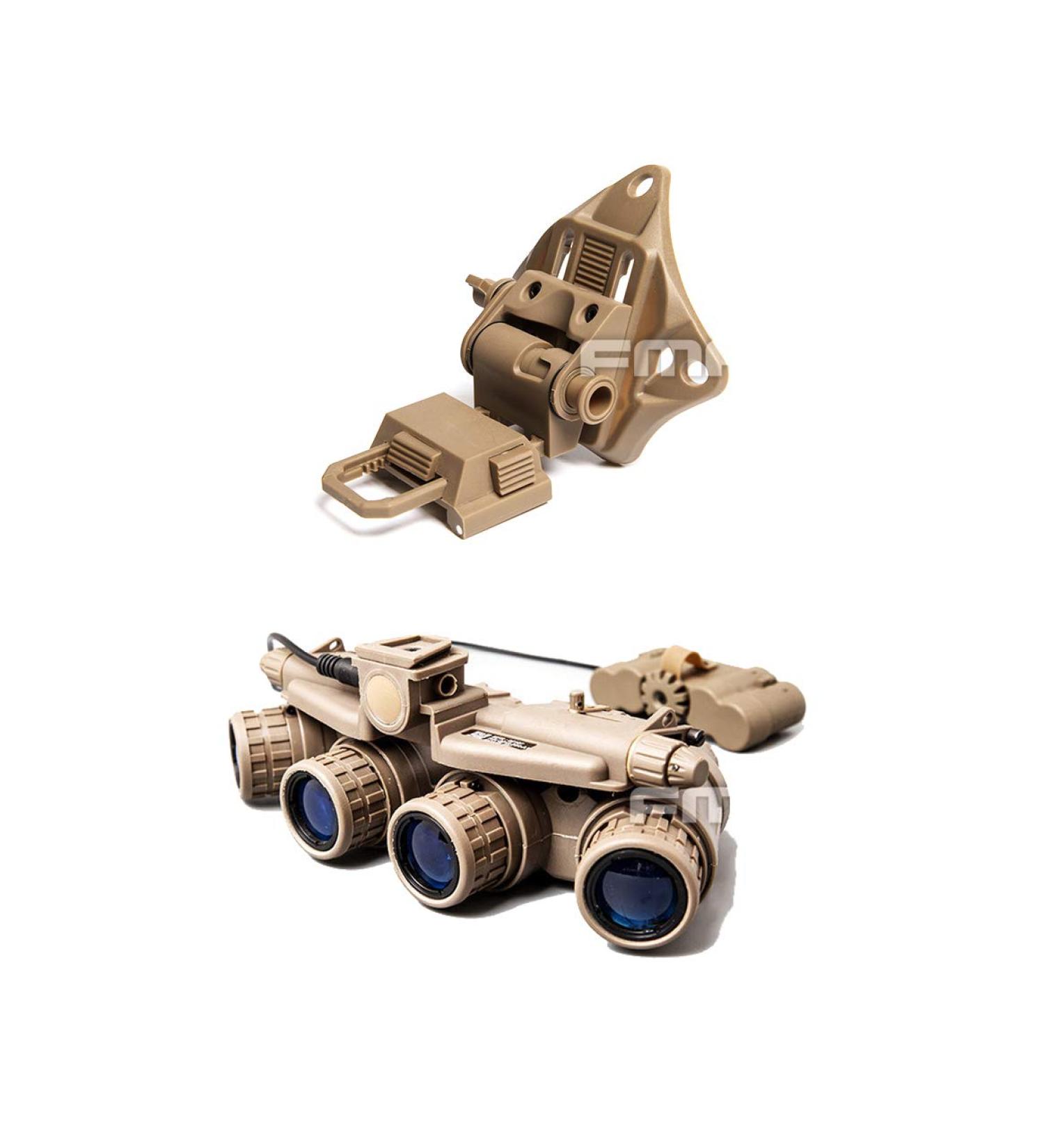 FMA Tactical GPNVG18 Dummy Night Vision Goggles with L4G19 NVG Helmet Mount Bracket - Buy Online on GoSupps.com