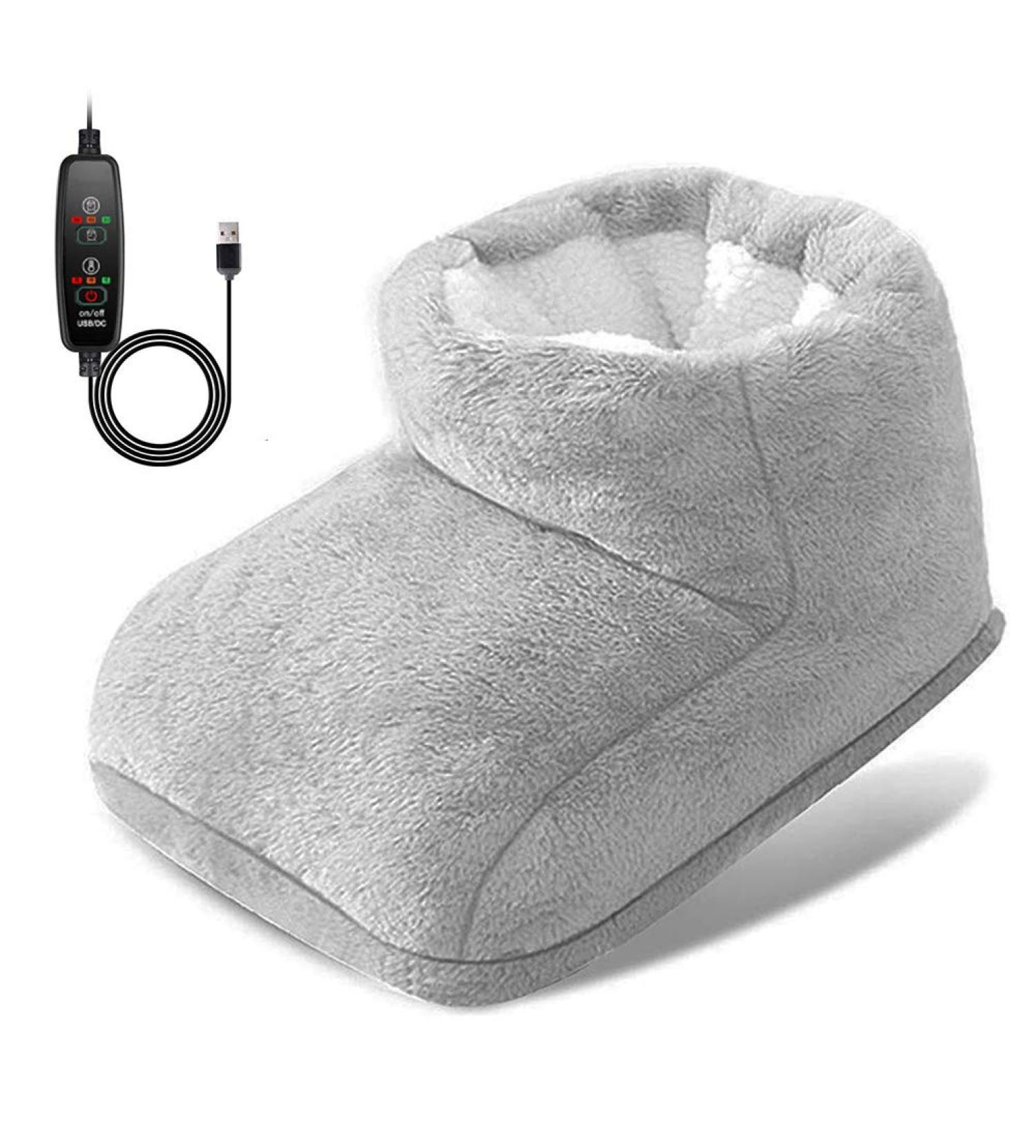 Buy Lyeiaa Electric Foot Warmer - Super Soft Heating Pad for Cozy Feet - Gray | Goodbye Cold Feet in Bed! - Buy Online on GoSupps.com