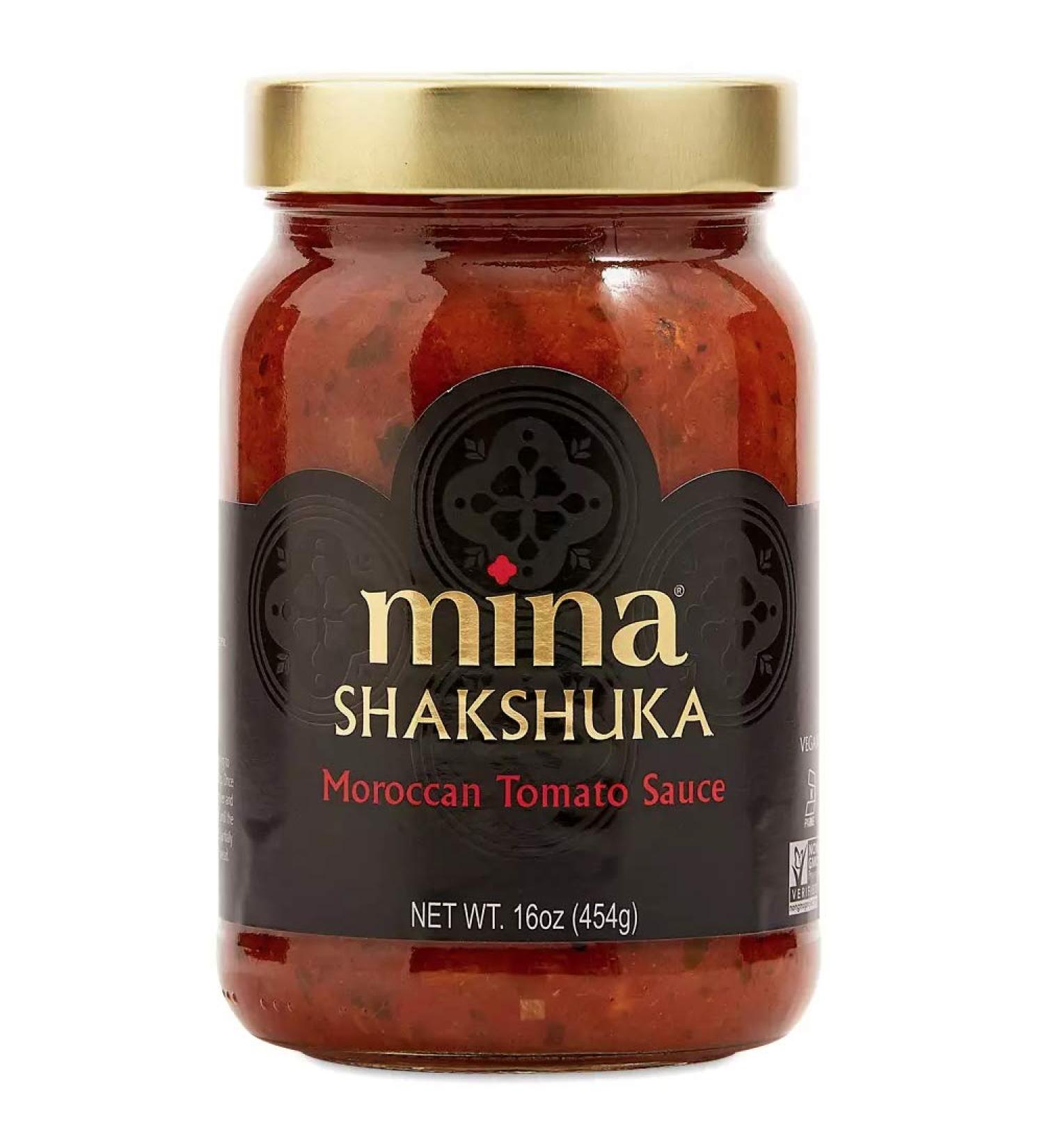 Mina Shakshuka Sauce | Moroccan Tomato Sauce | No Sugar Added | Keto-Friendly | 16 Ounce - Buy Online on GoSupps.com