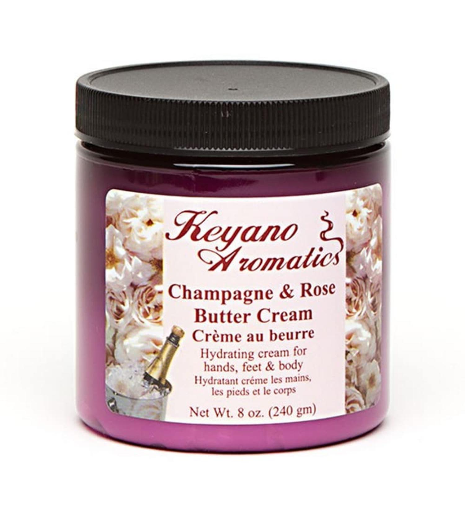 Keyano Aromatics Champagne & Rose Butter Cream 8 oz