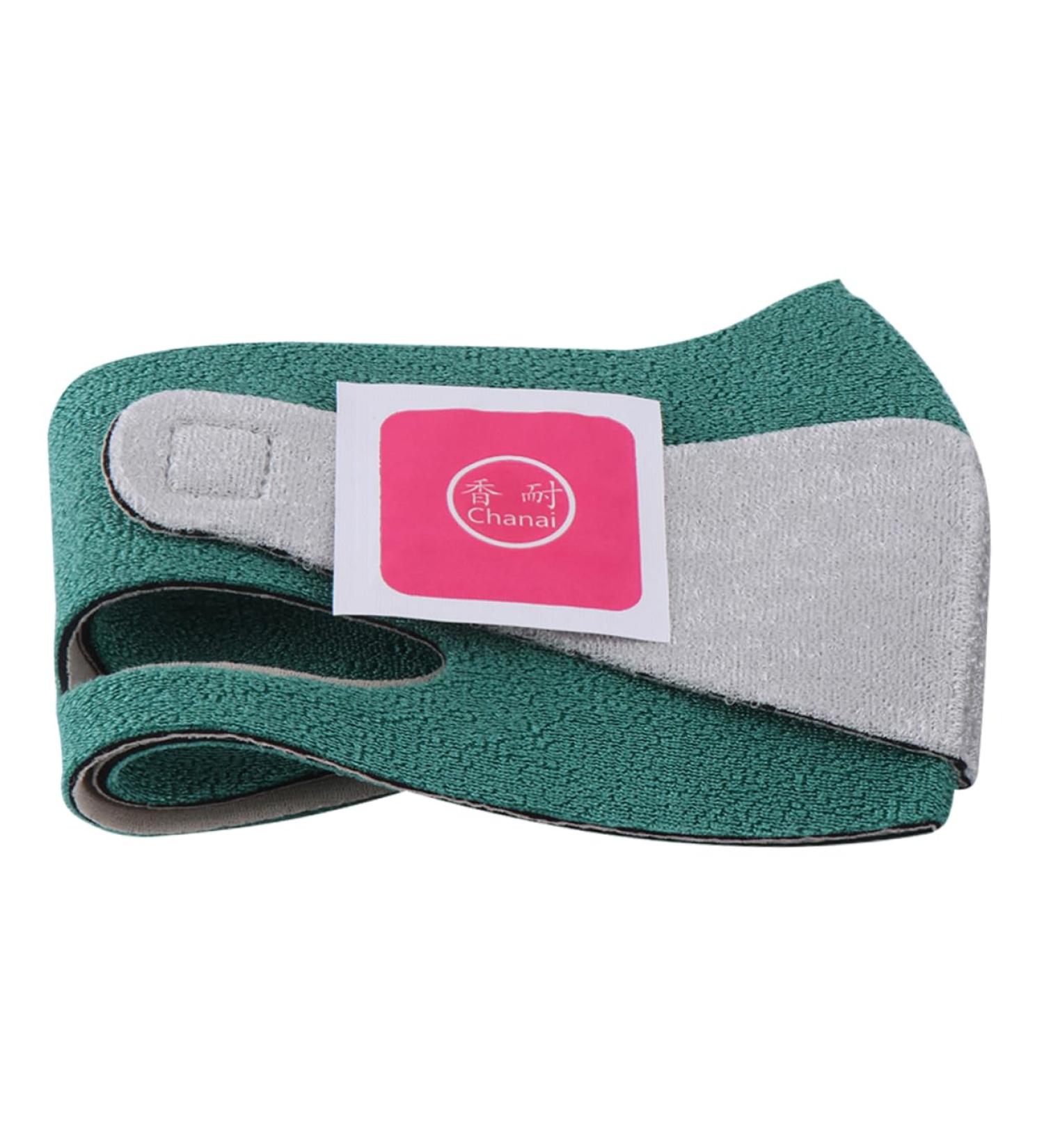 FRCOLOR 1pc Thin Belt Firming Strap Anti Wrinkle Band Instant Lift Anti Wrinkle v Chin Strap Lifting Belt V Line Stickers Woman Graphene Slender 60X10.5X1cm Green - Buy Online on GoSupps.com