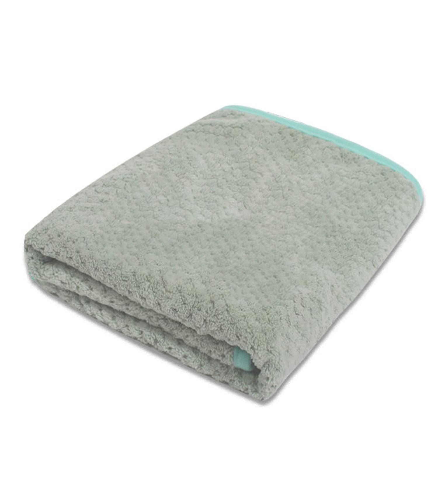 Fast-Drying Microfiber Dog Towel | Extra Absorbent Pet Bath Towel for Small & Medium Dogs & Cats - Valink Green - Buy Online on GoSupps.com