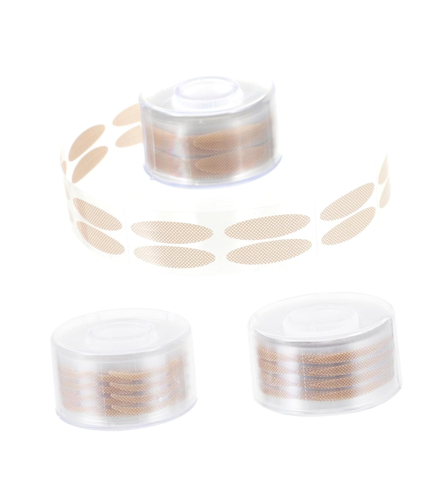 Invisible Tapes - 3 Rolls Double Eyelid Stickers Natural Adhesive Eye Patches for Effortless Beauty - Buy Online on GoSupps.com