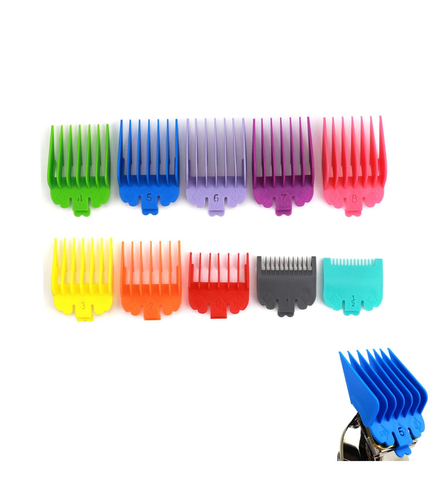 SOONHUA Hair Clipper Guards Combs Set - 10pcs Hair Limit Comb Attachments for Clippers & Trimmers | Replacement Accessories for Wahl Clippers - Buy Online on GoSupps.com