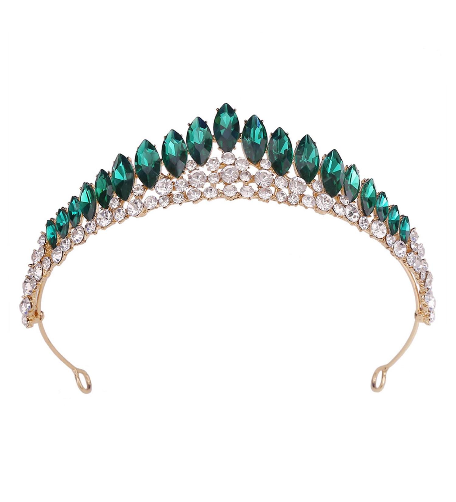 Colorful Rhinestones Shimmering Hair Decorations for Wedding Parties Bridals Head Accessories Party Headpiece - Buy Online on GoSupps.com