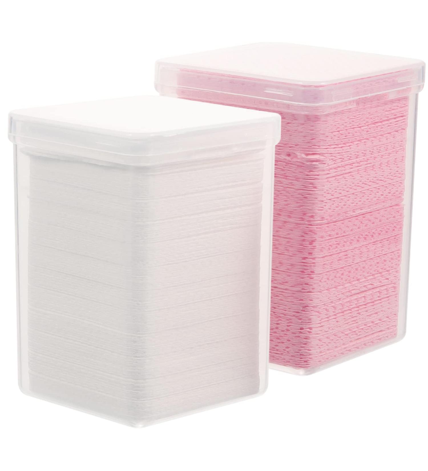 DOITOOL 2 Boxes Eyelash Wipes Glue Cleansing Pads Cleaning Gel Eyelash Glue Remover Pad Extension Nail Gel Cleaning Tool Nail Art Gel Nail Polish Plastic Manicure Eyelash Tool - Buy Online on GoSupps.com