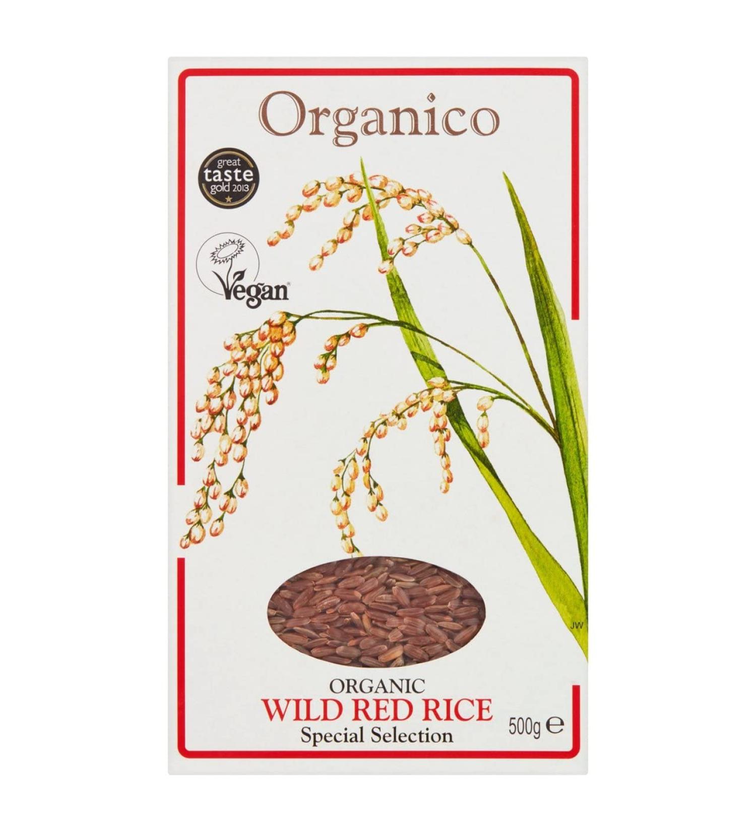 Org Wild Red Rice (Wholegrain) Organic Rice (3 Packs) - 500g
