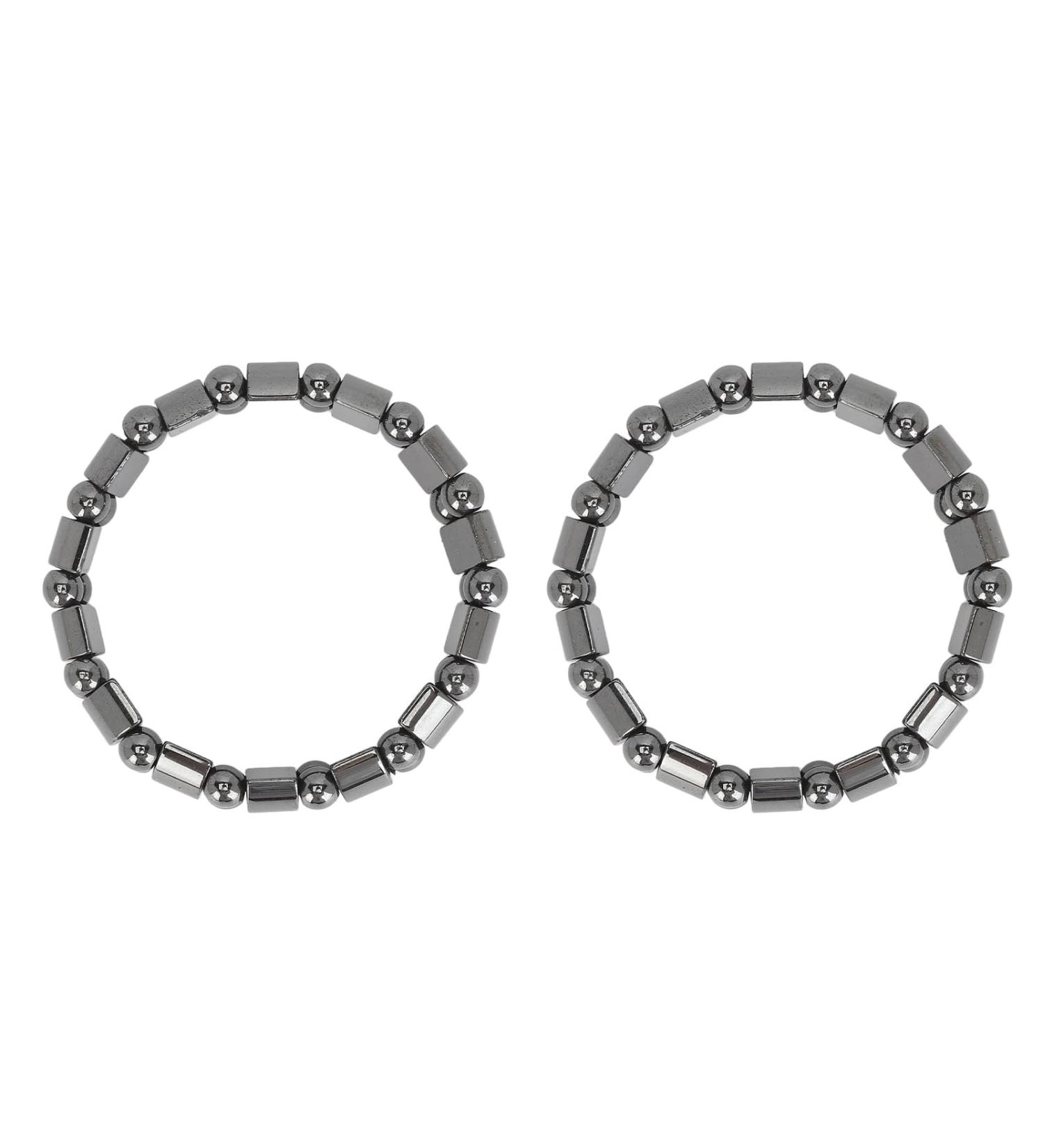 Pack of 2 Magnetic Health Bracelets - Ion Release & Blood Sugar Balance for Seniors - Buy Online on GoSupps.com