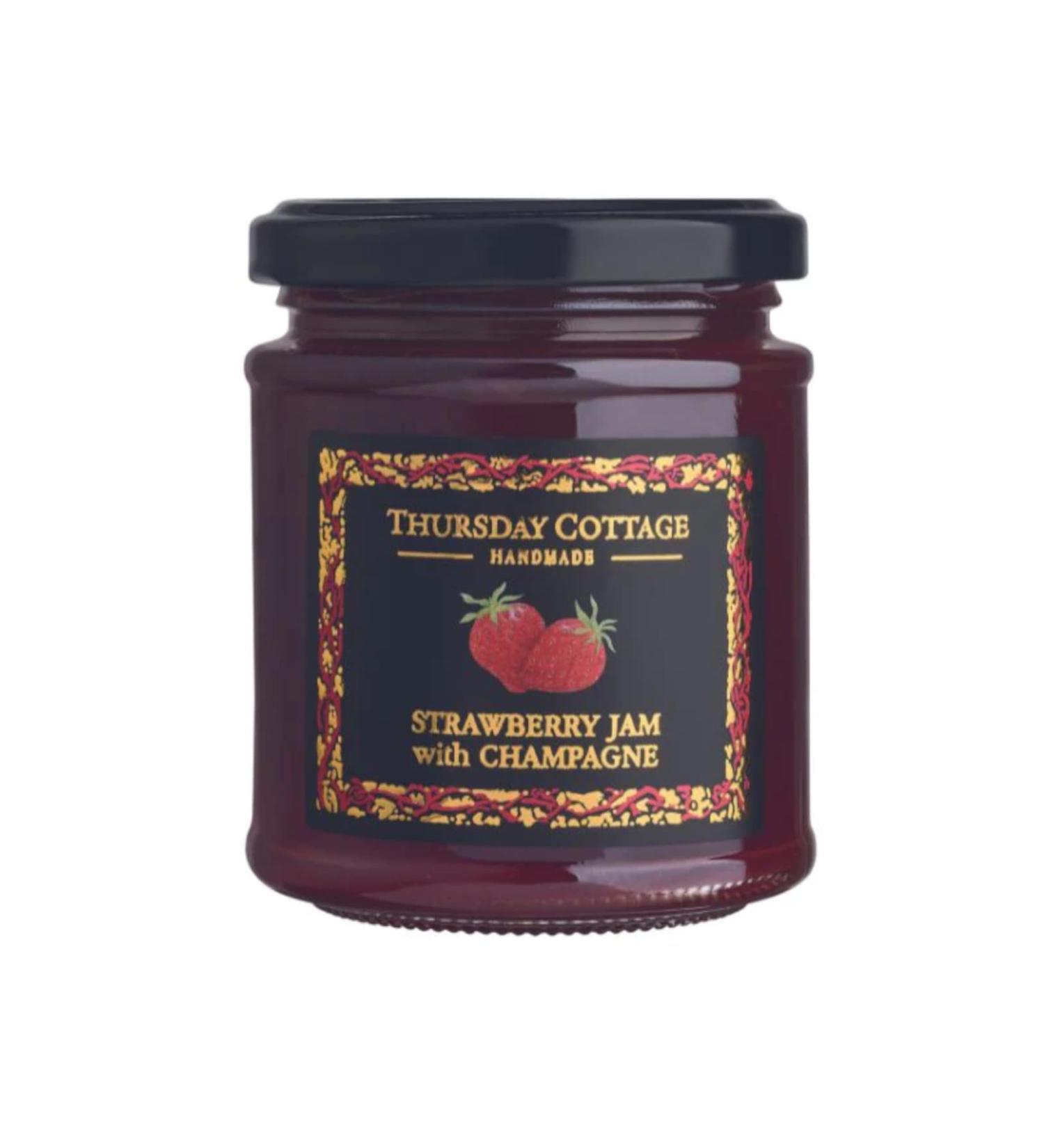 Thursday Cottage Strawberry Jam With Champagne 6x210g - Buy Online on GoSupps.com
