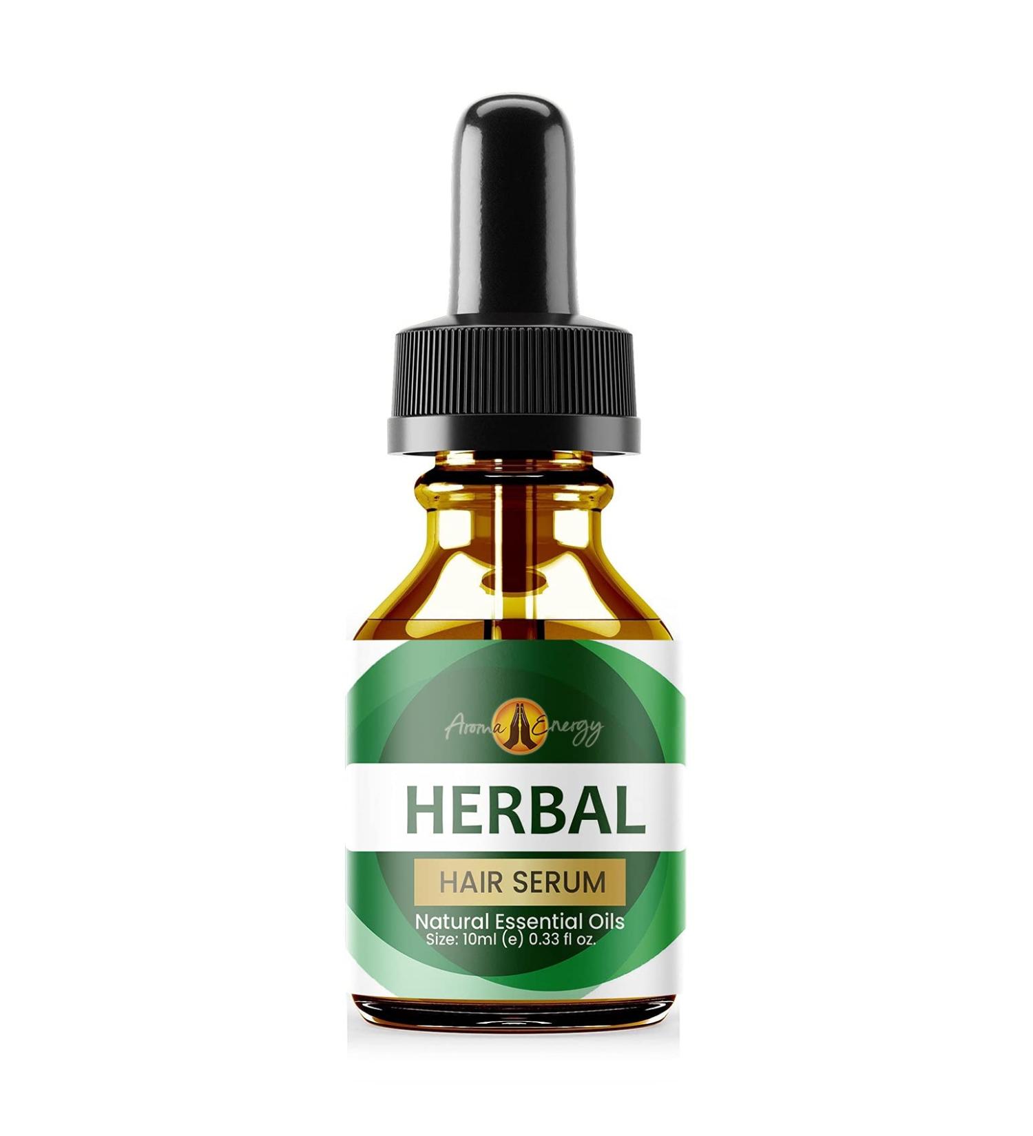 Rosemary Oil for Hair Growth | Herbal Hair Serum 10ml | Contains Natural Rosemary Castor and Vitamin E Oils - Buy Online on GoSupps.com
