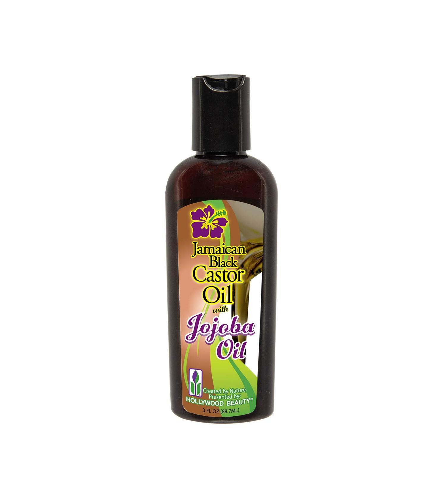 Hollywood Beauty Jamaican Black Castor Oil W/Jojoba Oil 3 Oz (Pack Of 2)