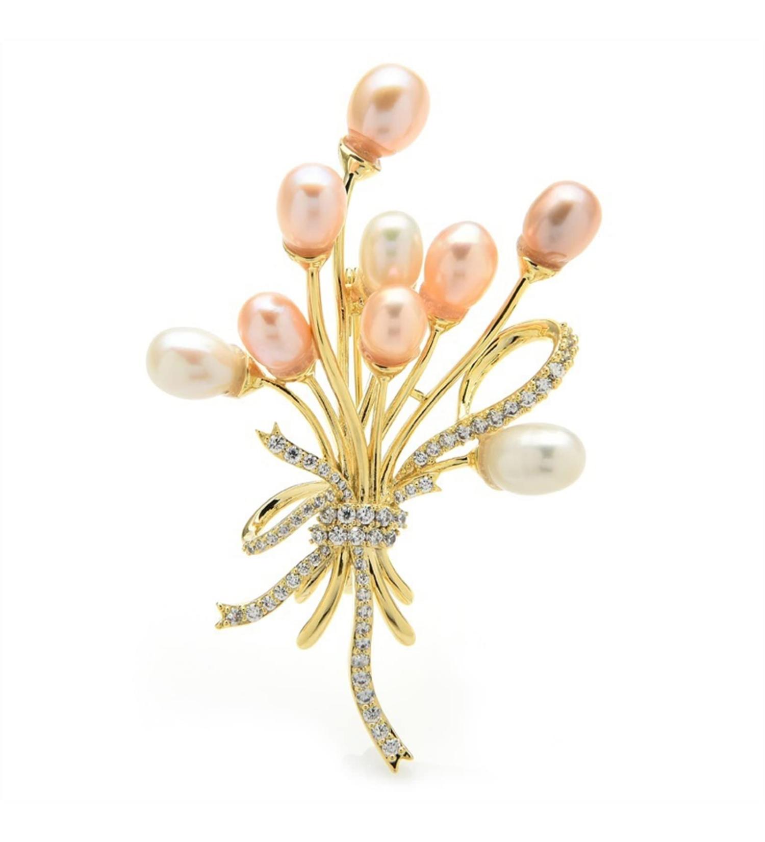 Pin Jewelry Gifts for Women Ladies Elegant Natural Bouquet Flower Brooch Wedding Party Brooch Brooch Ladies Fashion Accessories Brooches & Pins - Buy Online on GoSupps.com