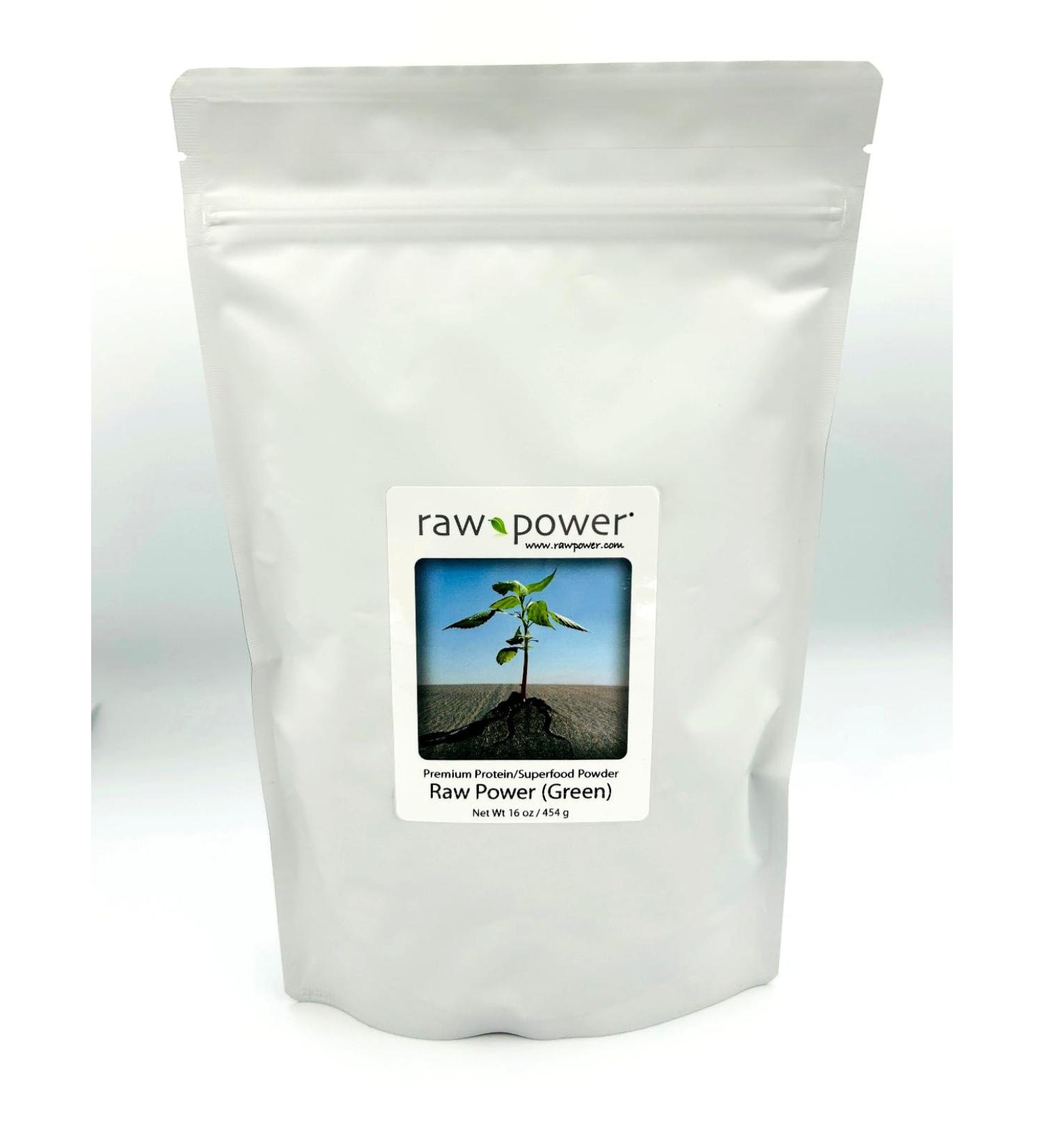 Raw Power! Protein Superfood Green (16 oz raw Protein/superfood Blend)