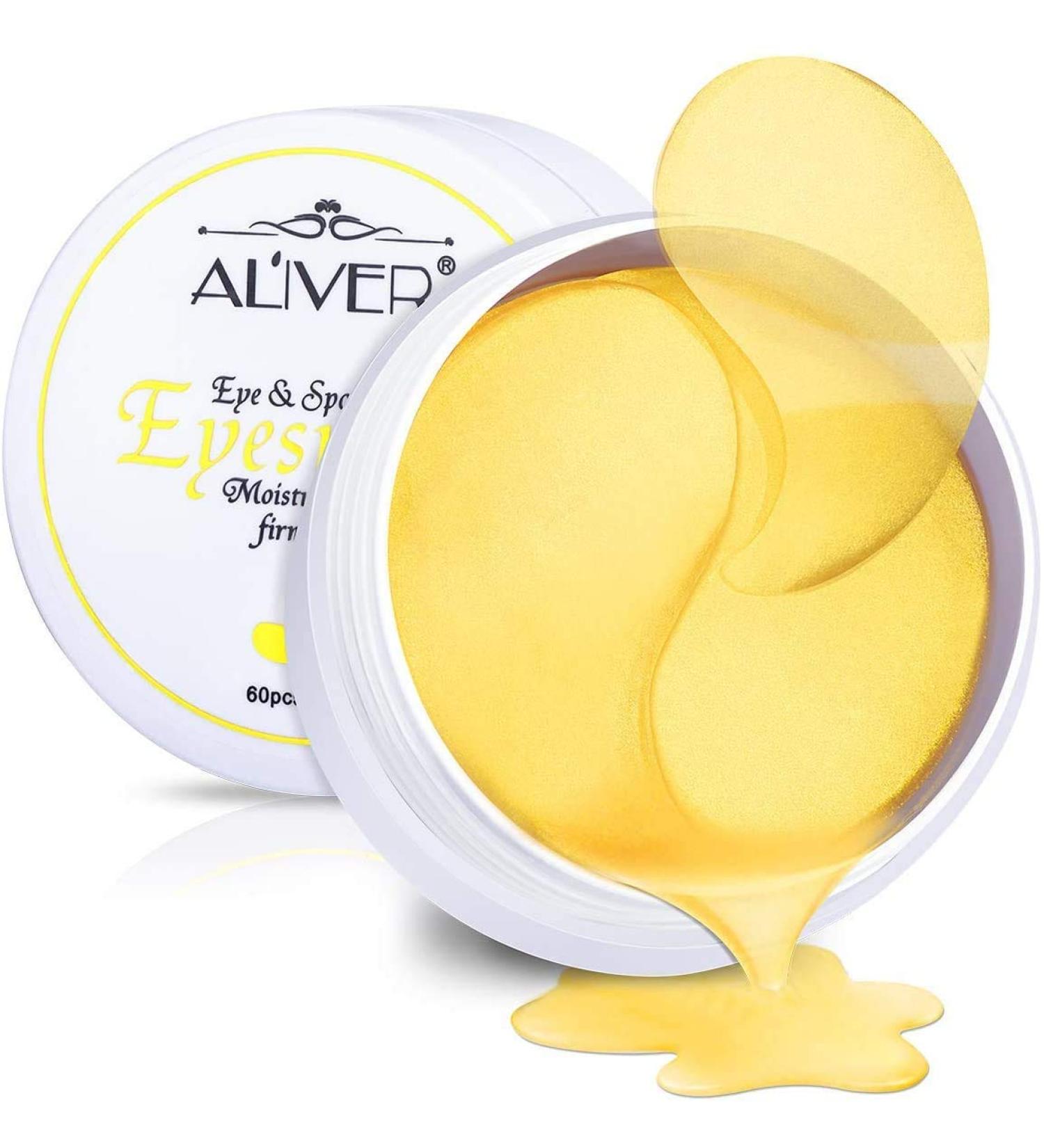 SEFUDUN 24k Gold Under Eye Mask - 30 Pairs for Wrinkles, Puffy Eyes, Dark Circles | Hyaluronic Acid Eye Gel Pads - Buy Online on GoSupps.com
