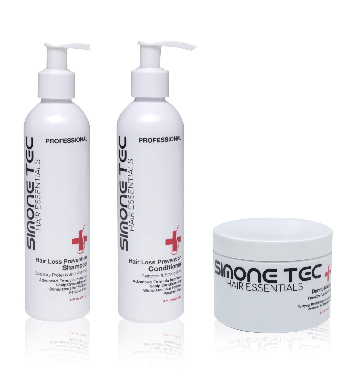 Hair Loss Prevention Shampoo & Conditioner & Mask Set Capillary Proteins and Vitamins/Restore & Strengthens