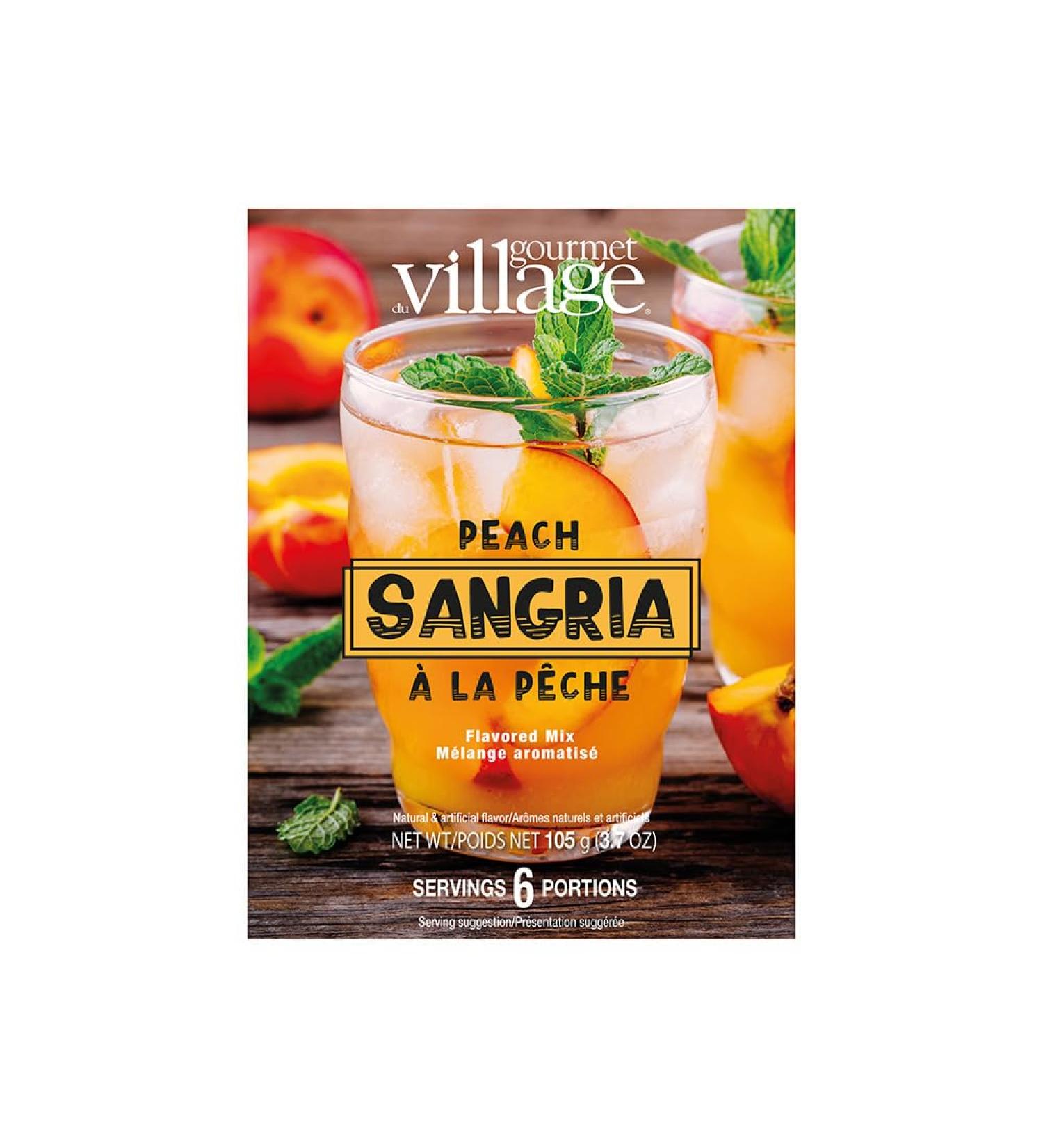 Gourmet du Village Sangria Peach Box Mix 105 Gram - Buy Online on GoSupps.com