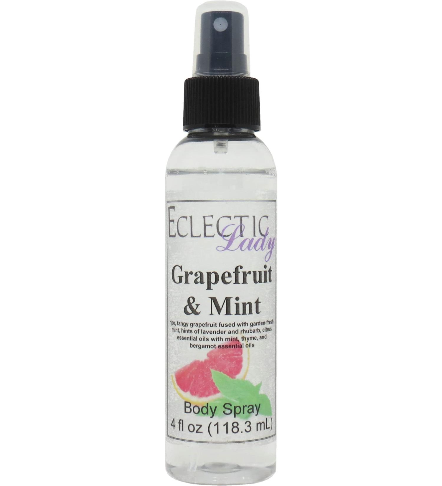 Grapefruit and Mint Body Spray (Double Strength) 8 ounces Body Mist for Women with Clean Light & Gentle Fragrance Long Lasting Perfume with Comforting Scent for Men & Women Cologne with Soft 8 Fluid Ounces (Double Strength) - Buy Online on GoSupps.com