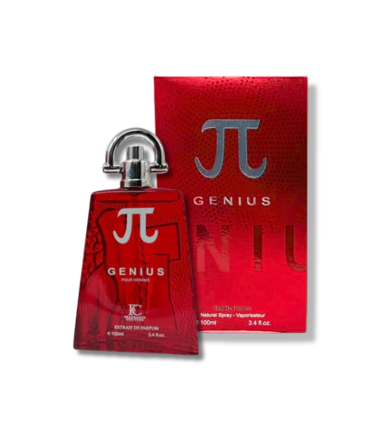 Genius Red For Men Eau de Parfum 3.4 Fl. Oz. Amber Fougere fragrance for men. - Buy Online on GoSupps.com
