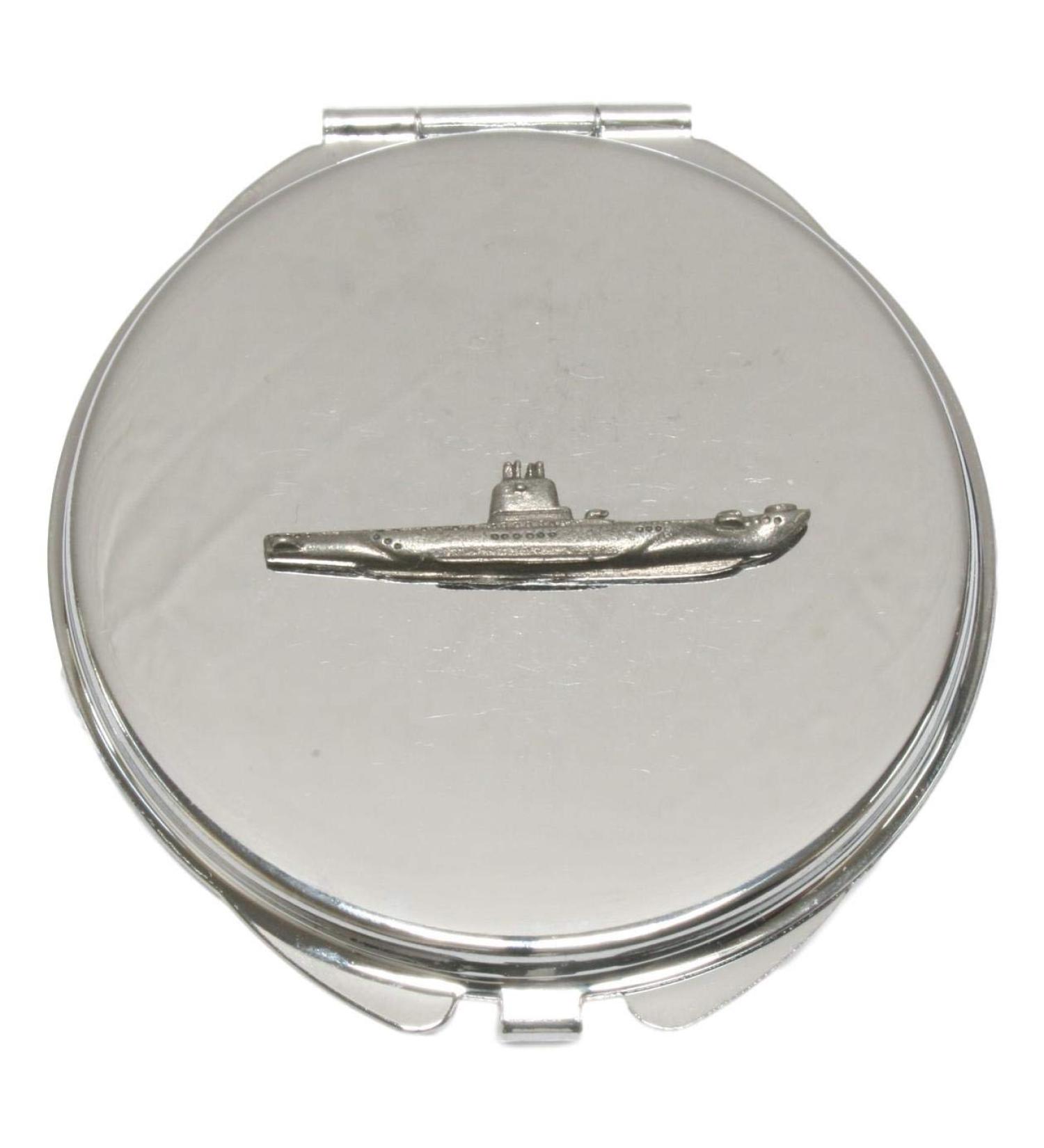 Submarine Compact Mirror Handbag Gift With Free Engraving 355 - Buy Online on GoSupps.com