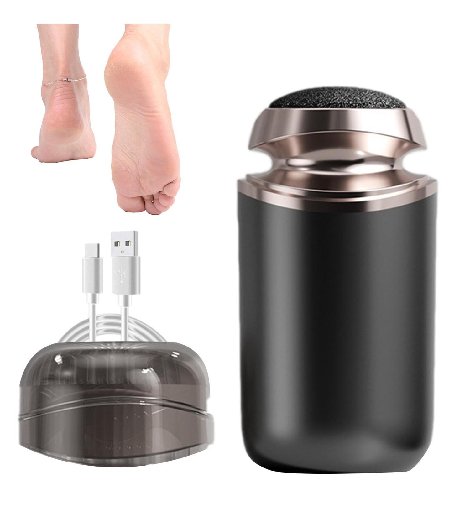 Nuyhadds Electric Foot Grinder Small Foot Sander Electric Callus Remover | Fully Automatic Foot File Feet Pedicure Tools Powerful Foot Callus Remover Tool for Men Women Black - Buy Online on GoSupps.com
