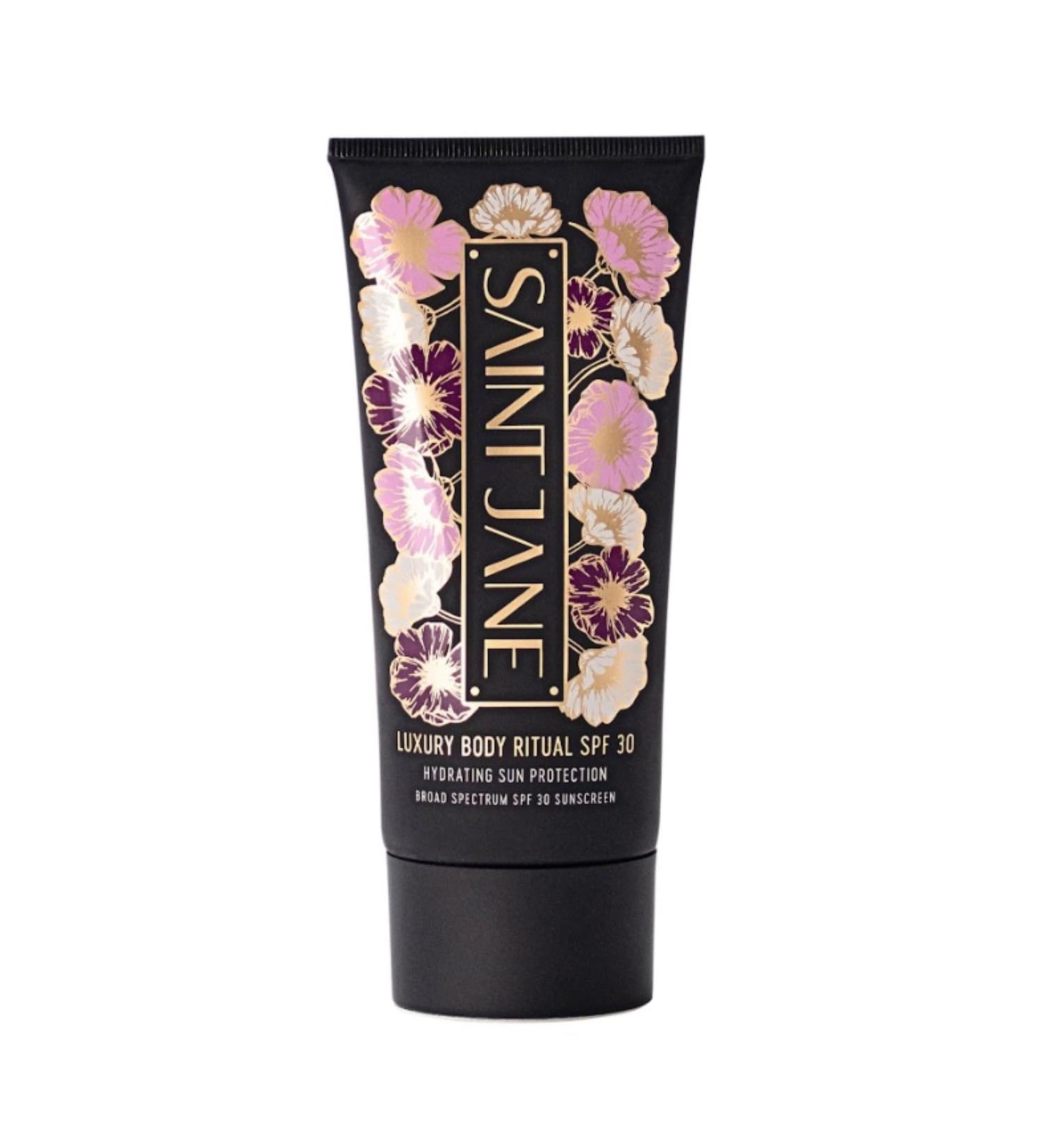 SAINT JANE Body Sun Ritual - SPF 30 Mineral Sunscreen | Luxury Floral-Infused Skin Smoothing Skincare (4 oz) - Shop Internationally - Buy Online on GoSupps.com