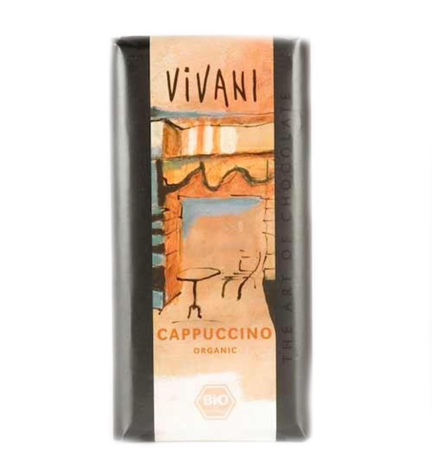 Vivani Organic Chocolate | Milk & White Cappuccino Choc | 9 x 100g
