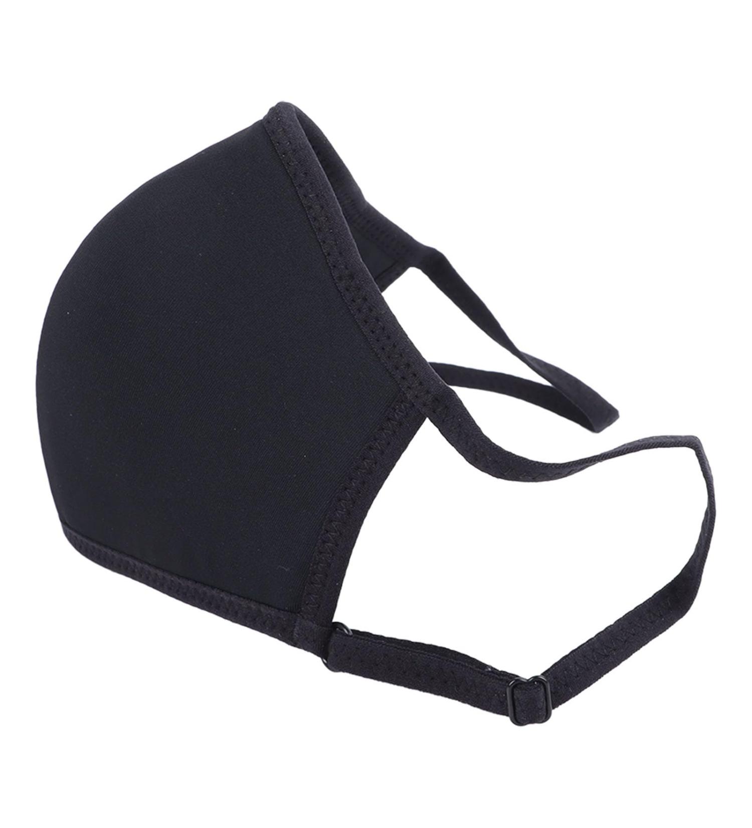 YYQTGG Soft Protective Latex Face Cover - Reusable Safe Black & Washable | International Shipping Available - Buy Online on GoSupps.com