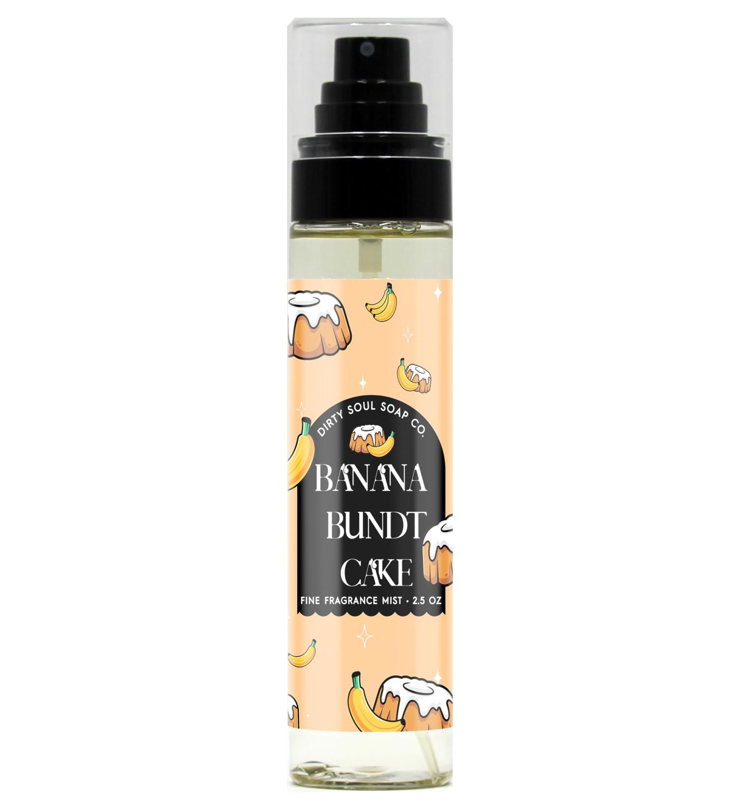 Banana Bundt Cake Parfum Mist - Inspired by Banana Bundt Cake | Long Lasting Scent | Fragrance Dupe