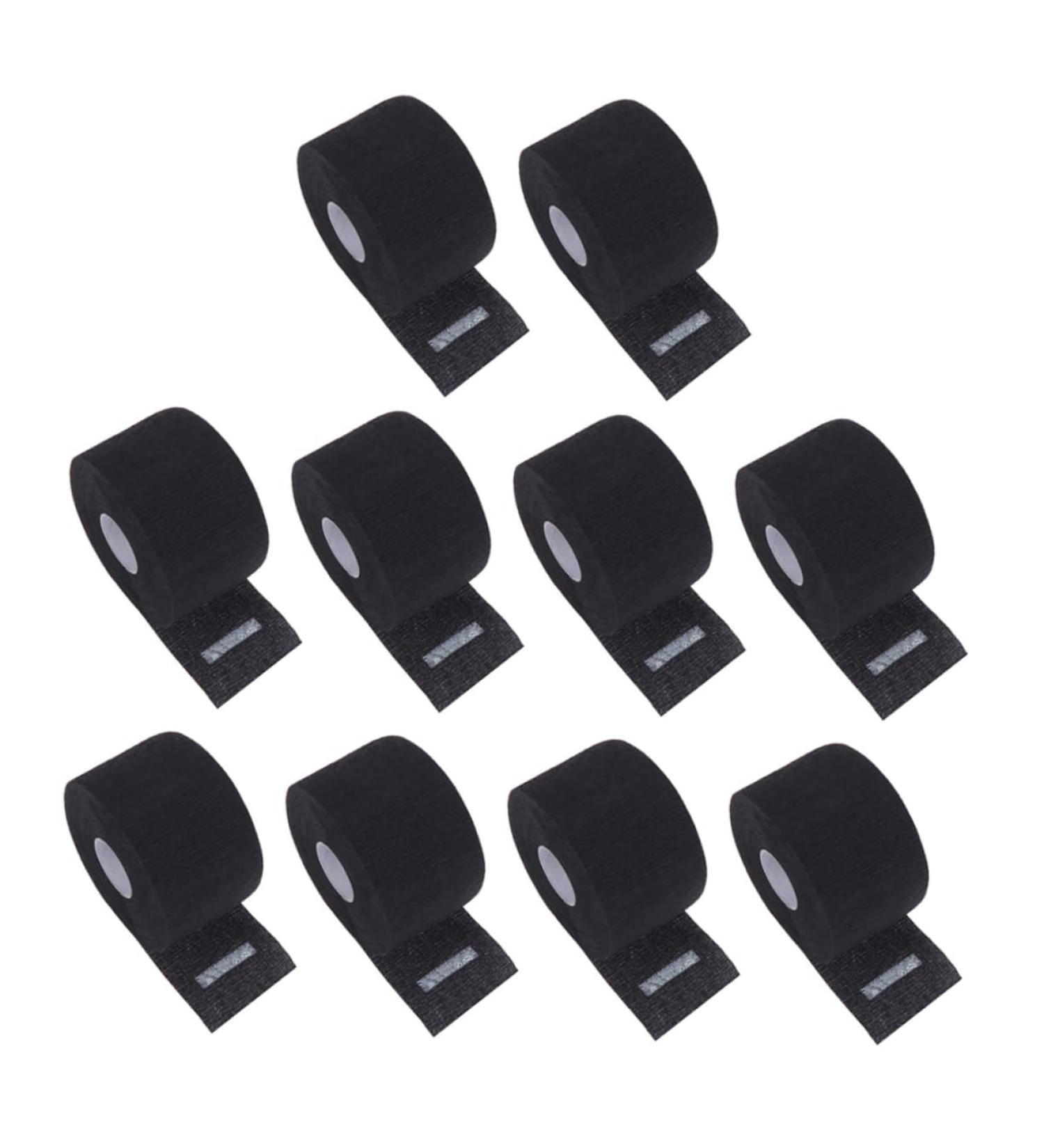 FOMIYES Bandes de Cou en Papier Jetable Noir 10 Pcs Extensibles Protection Barbier Absorbantes pour Salon de Coiffure Usage Professionnel - Buy Online on GoSupps.com