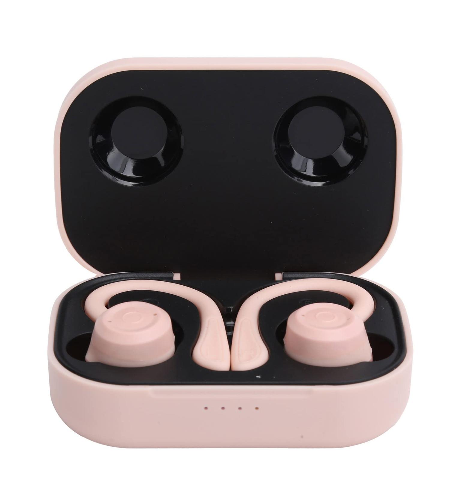 Ear Hooks Earphone Earbuds Compact Sound Assistant Wearing Without Pressure for Outdooor for Daily Use for Office(Cloud Powder) - Buy Online on GoSupps.com